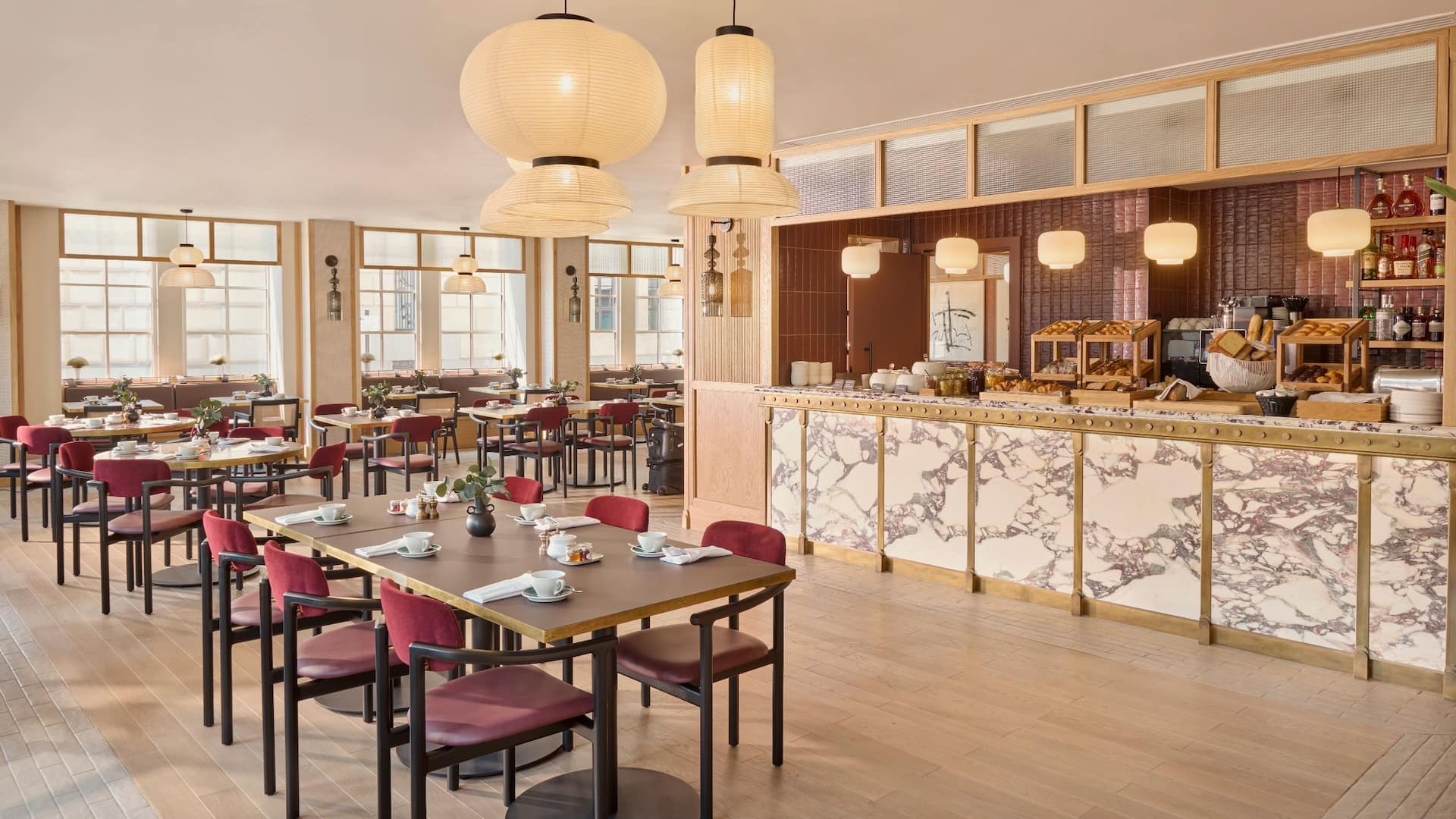 Hyatt Regency London Blackfriars Chinese Cricket Club Breakfast Bakery Section