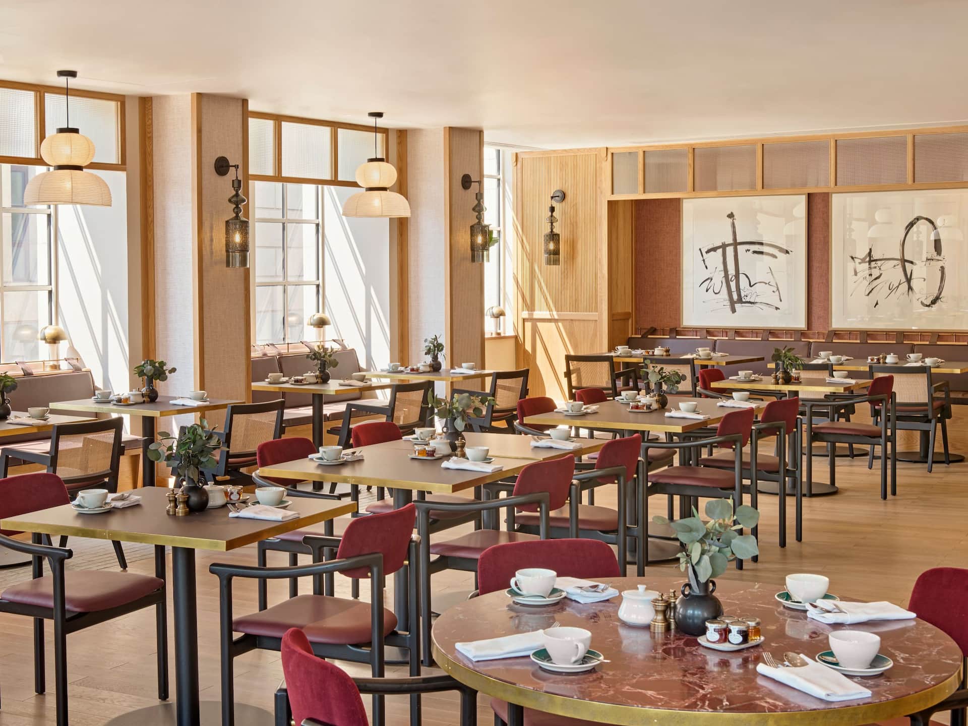 Hyatt Regency London Blackfriars Chinese Cricket Club Main Dining Area Lunch