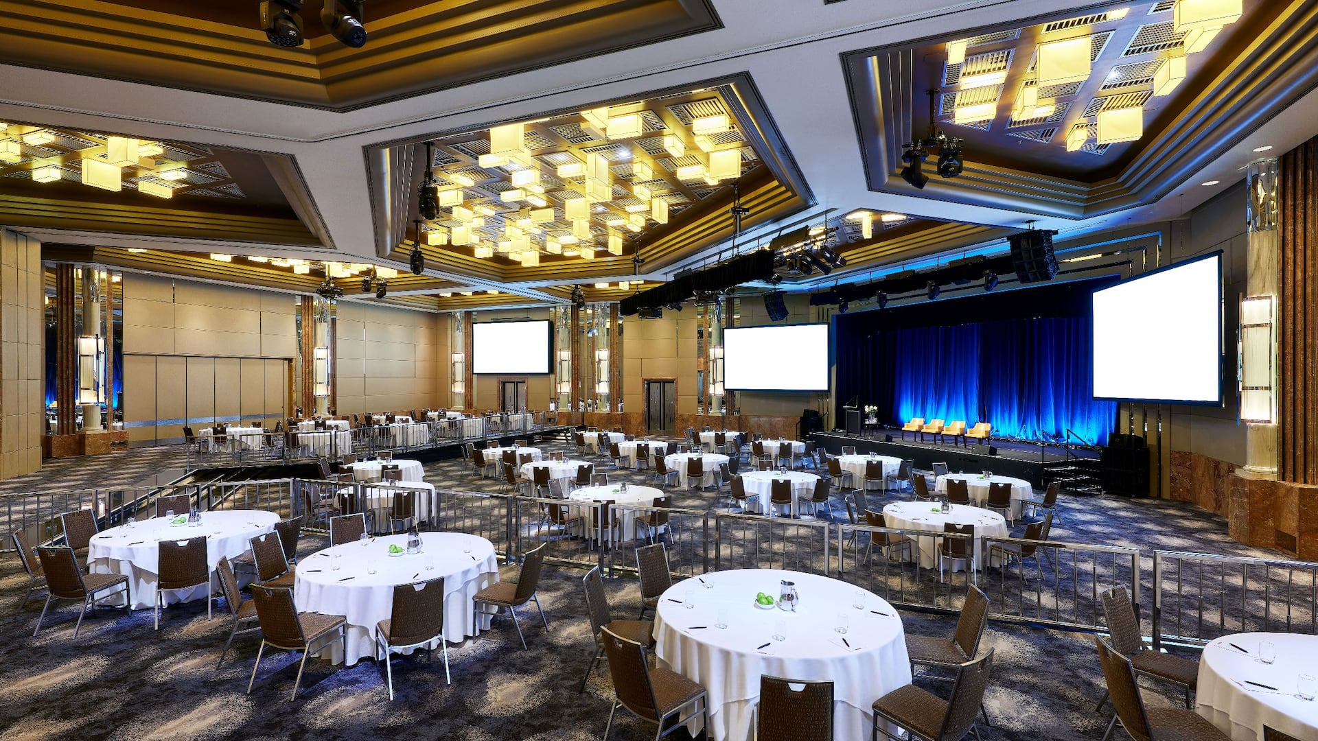 3 of 5 Grand Hyatt Melbourne Savoy Ballroom Cabaret Side