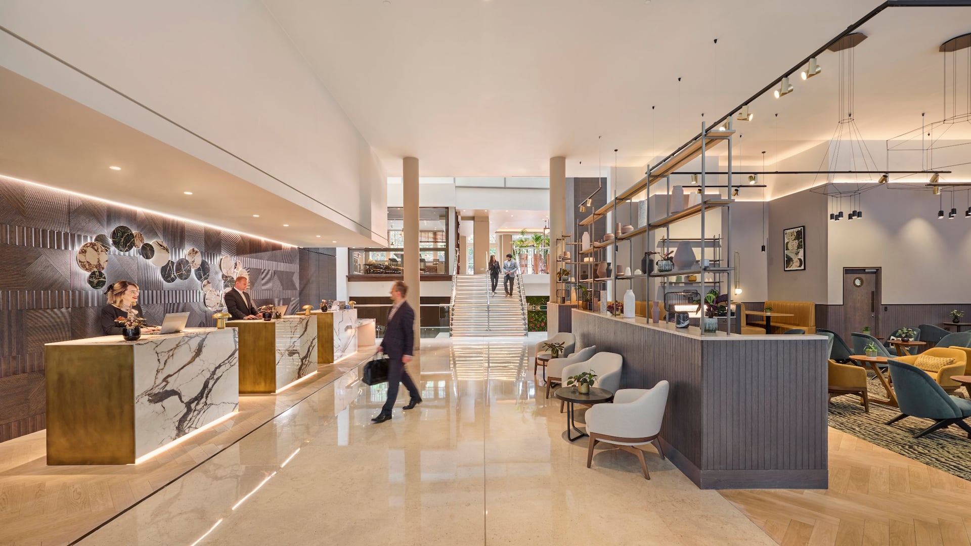 Hyatt Regency London Blackfriars Lobby Front Desk Business Travellers