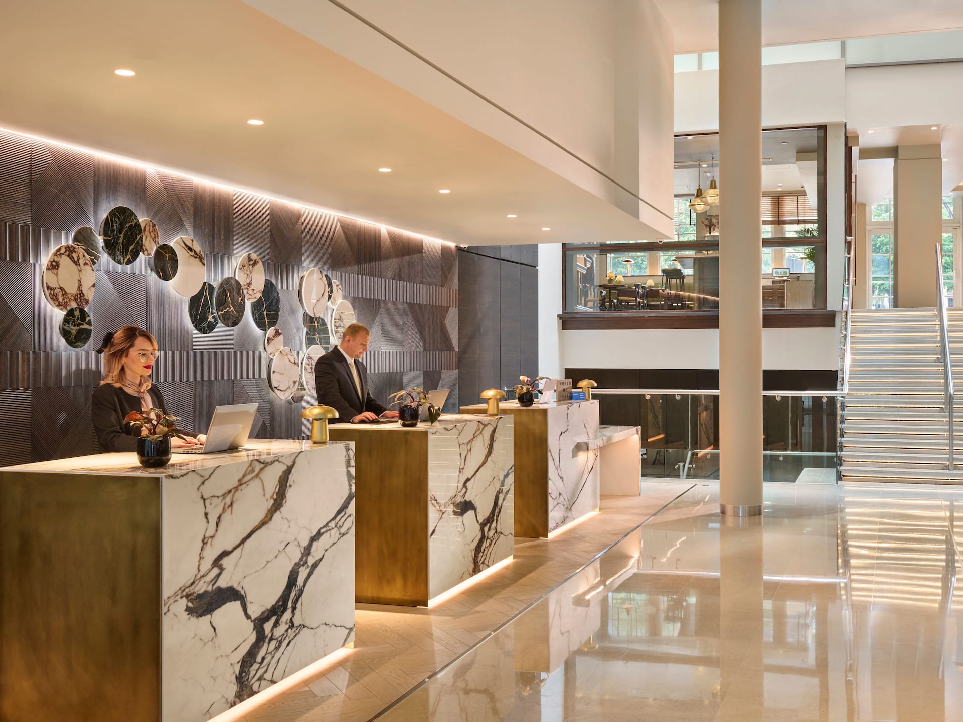 Hyatt Regency London Blackfriars Lobby Front Desk Receptionist