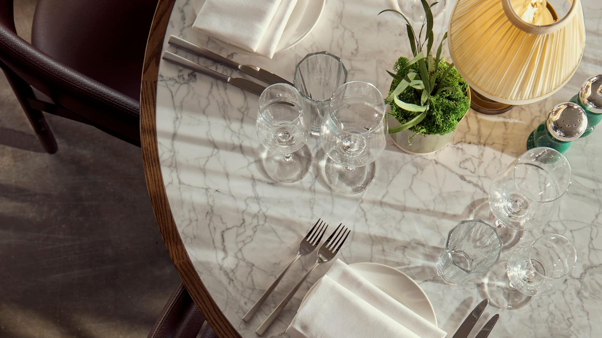 Hyatt Regency London Blackfriars Nynlon Table Detail