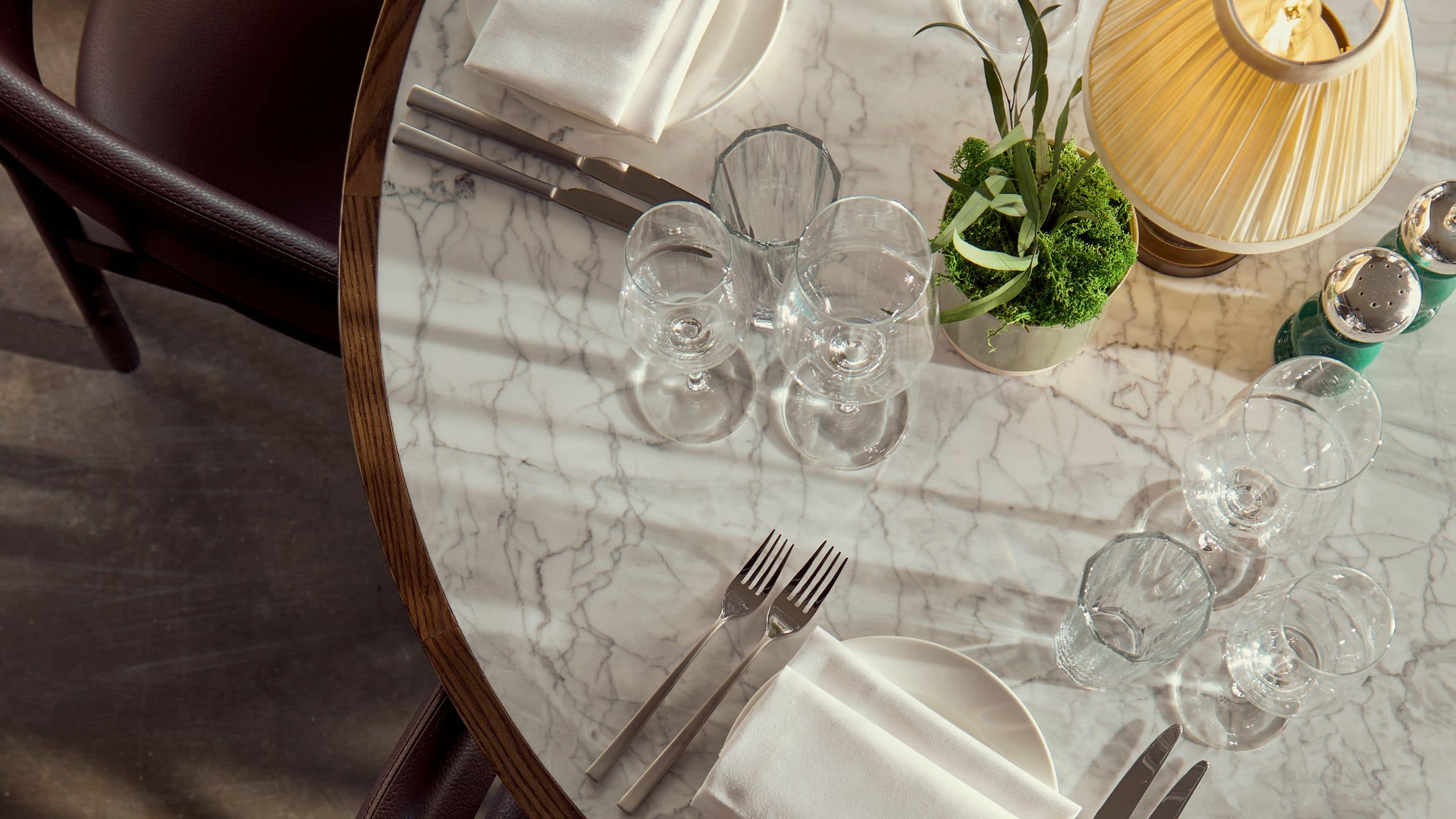 Hyatt Regency London Blackfriars Nynlon Table Detail