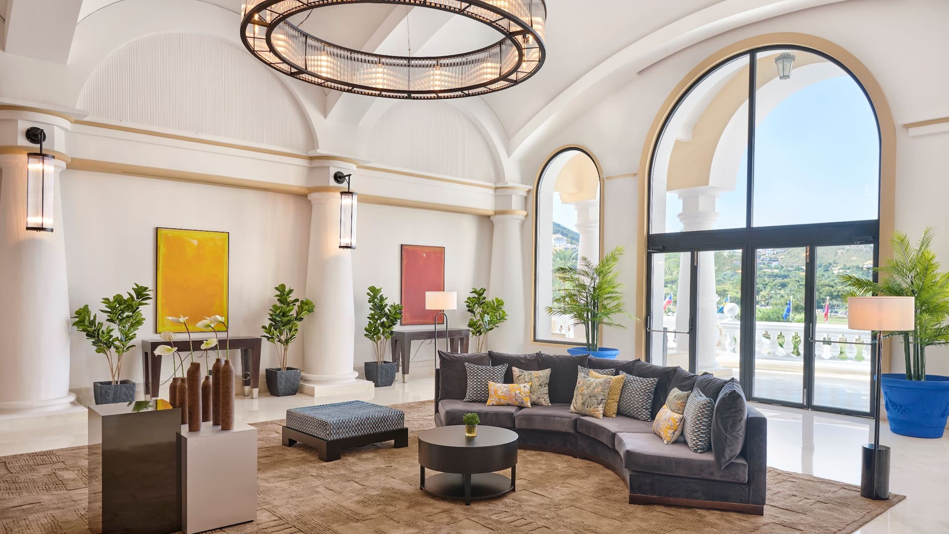 Grand Hyatt La Manga Club Golf & Spa Lobby Seating Windows