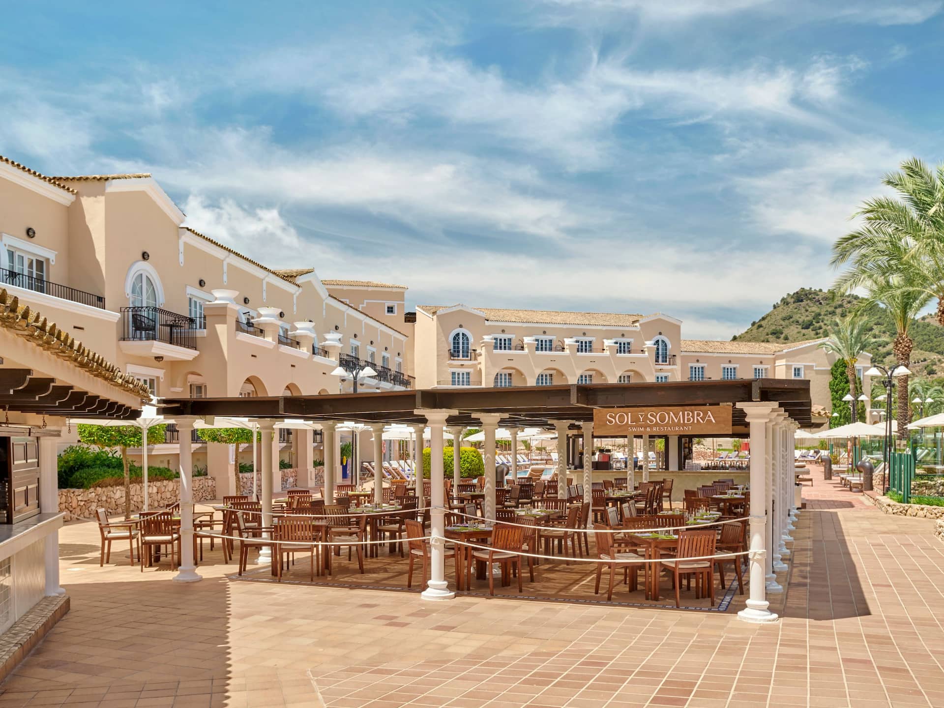 Grand Hyatt La Manga Club Golf & Spa Sol Y Sombra Restaurant Terrace Dining Area