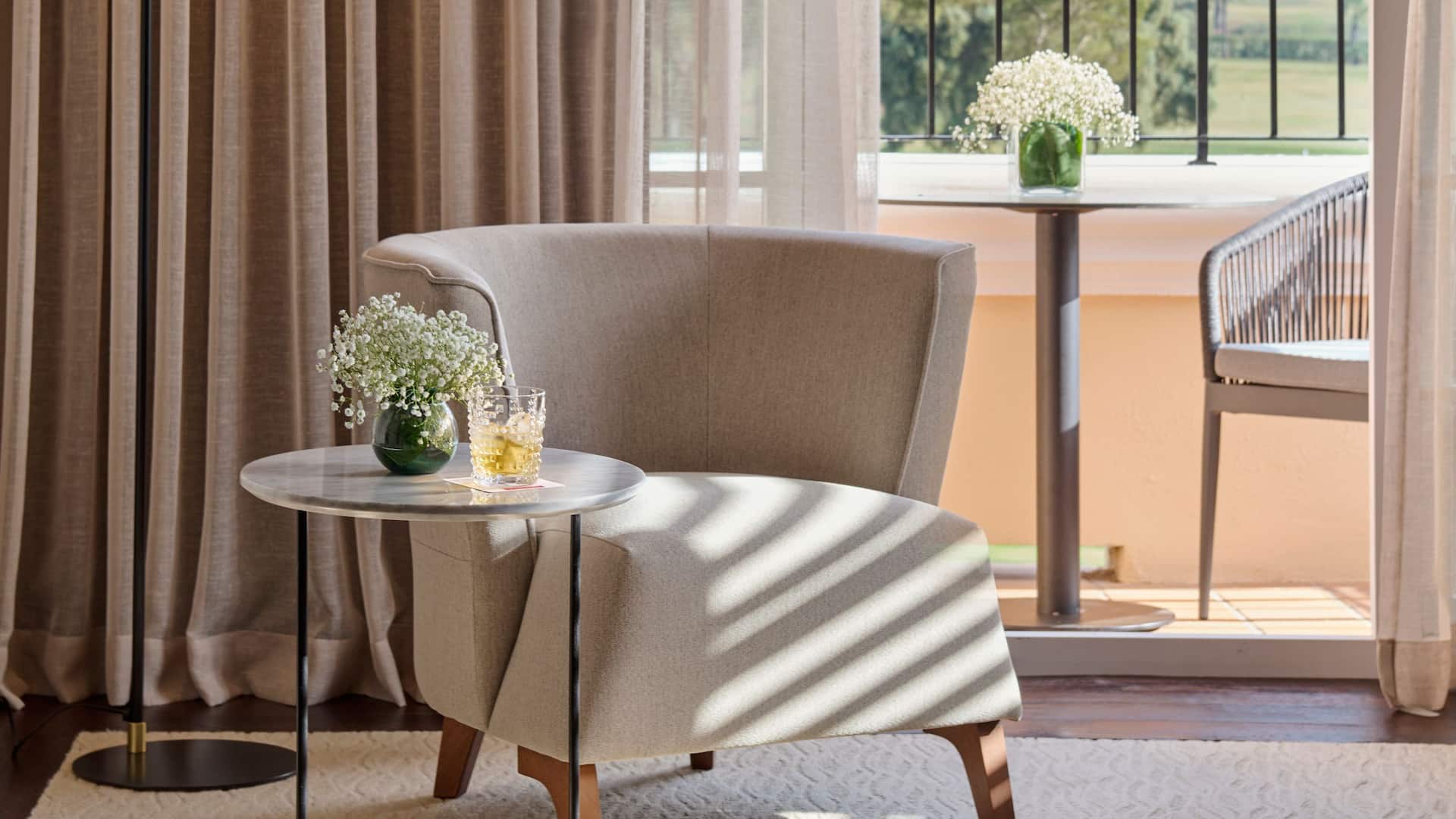 Grand Hyatt La Manga Club Golf & Spa Guestroom Chair Detail