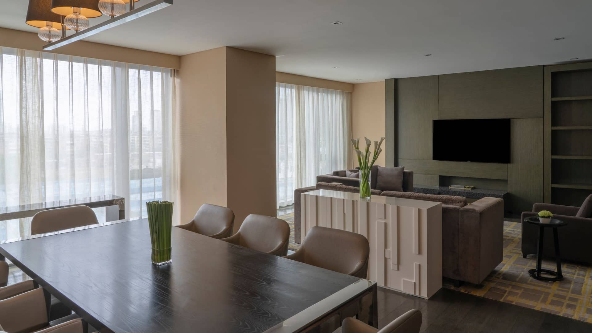 Hyatt Regency Tianjin East Two Bedroom Deluxe Suite Living Room