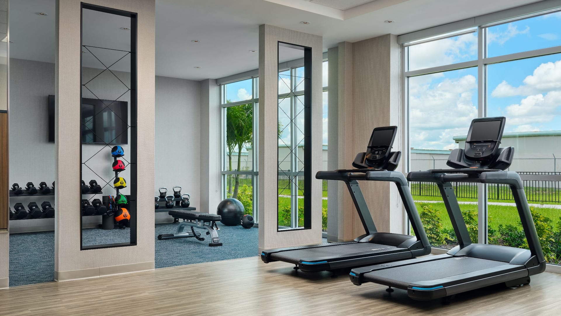 Hyatt Place Melbourne Airport Fitness Center Treadmill