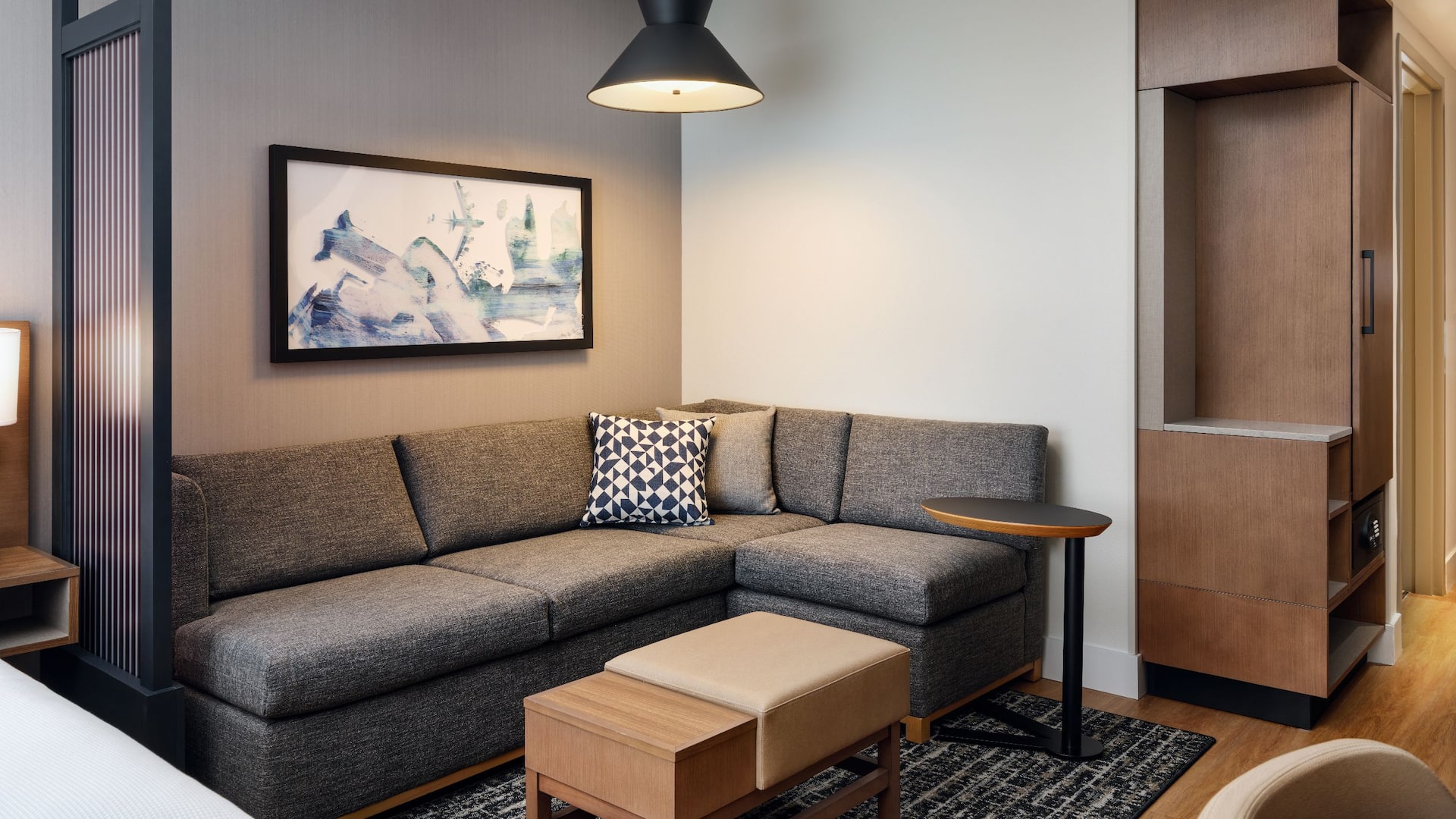 2 of 3 Hyatt Place Melbourne Airport King Seating Area