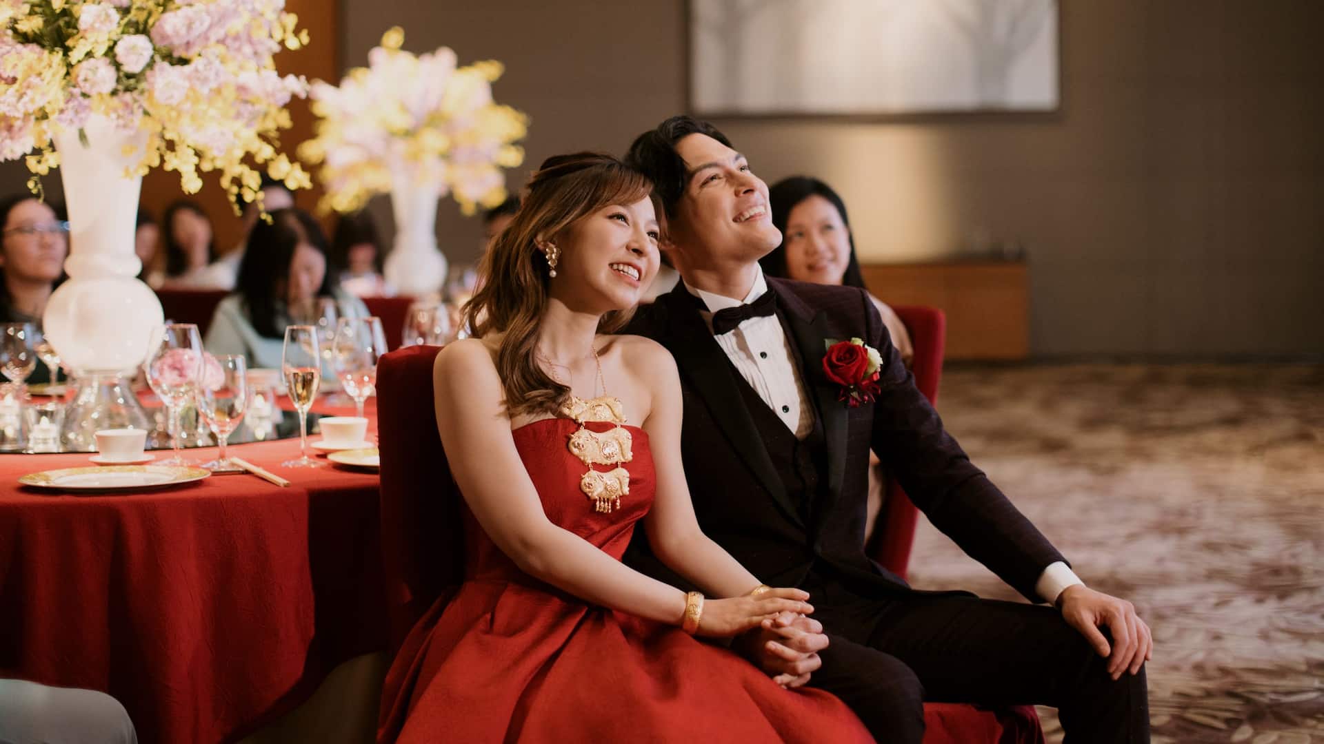 Hyatt Regency Hong Kong, Sha Tin Couple At Ballroom
