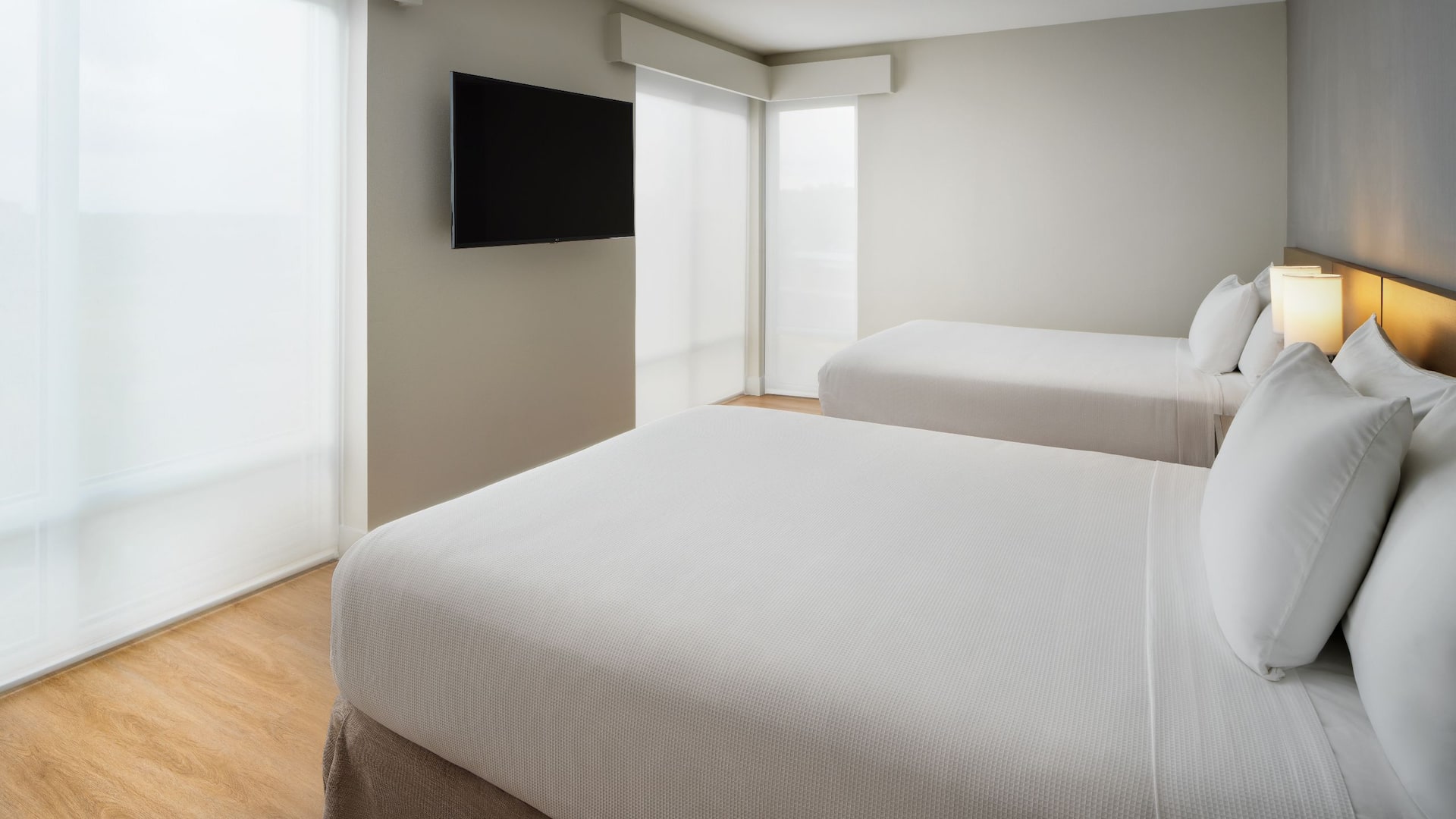 1 of 4 Hyatt Place Melbourne Airport Accessible Two Queen Beds