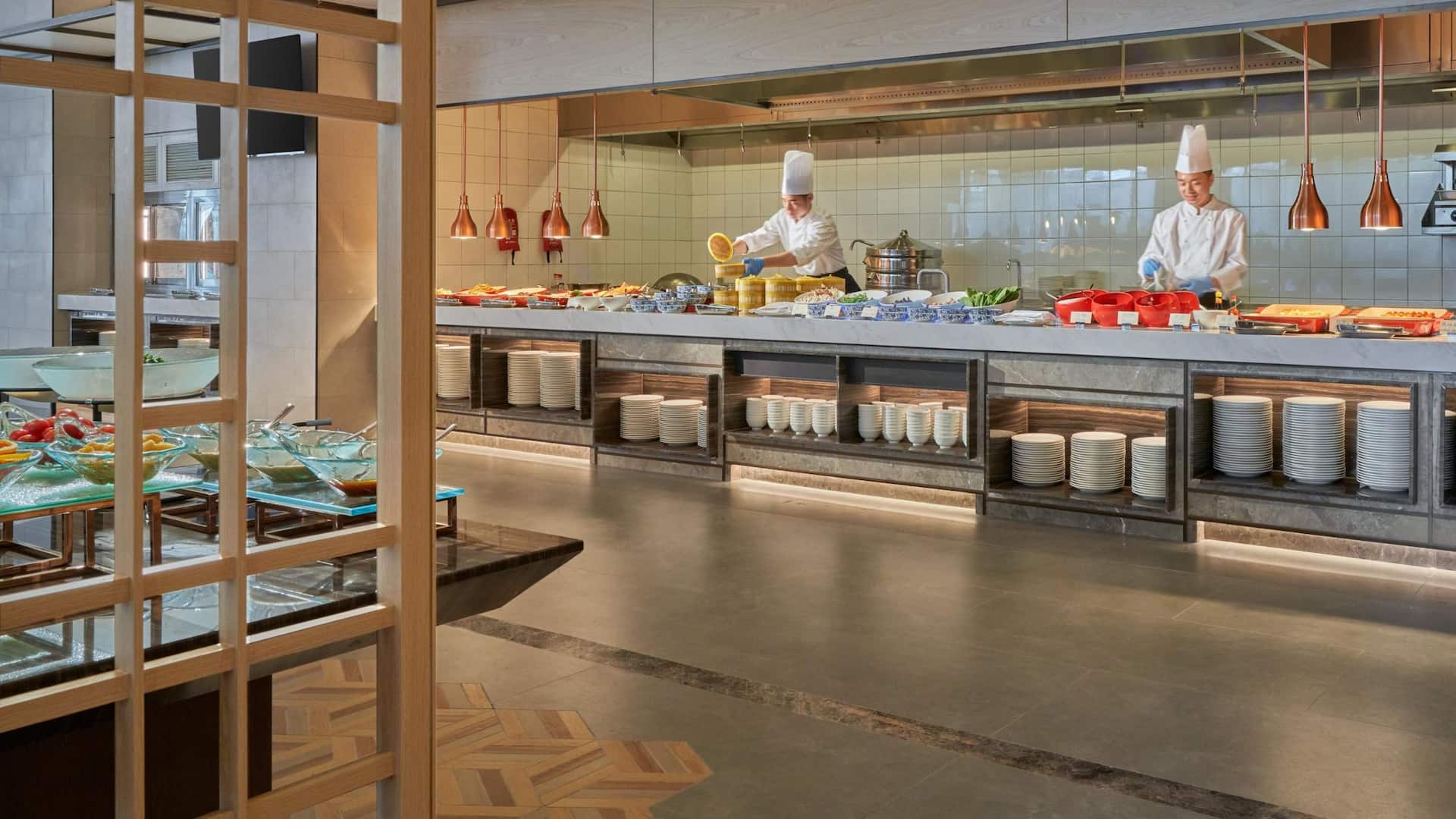Hyatt Place Yantai Development Zone Chef Cooking