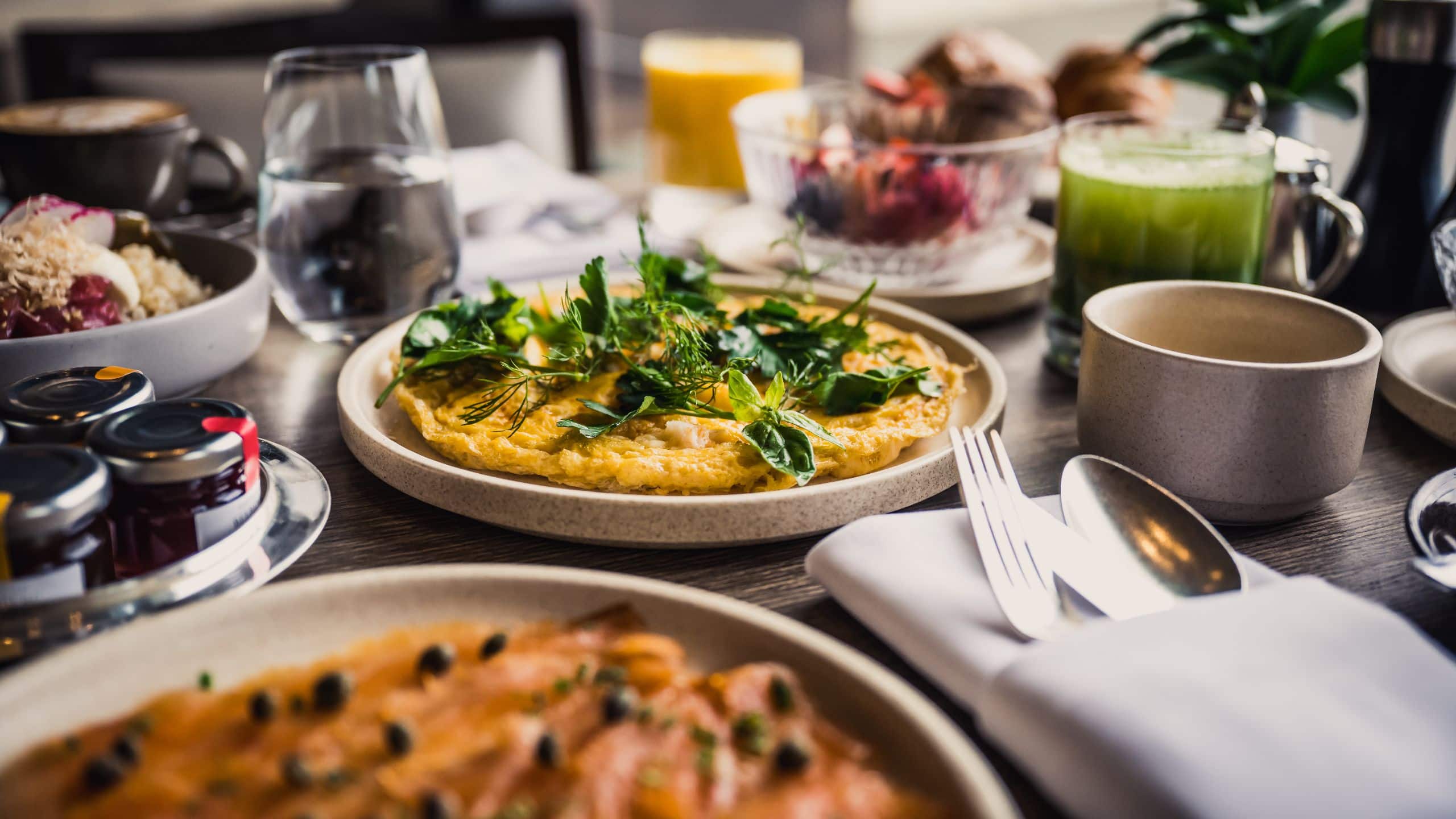 Park Hyatt Sydney Breakfast Spanner Crab Omelette