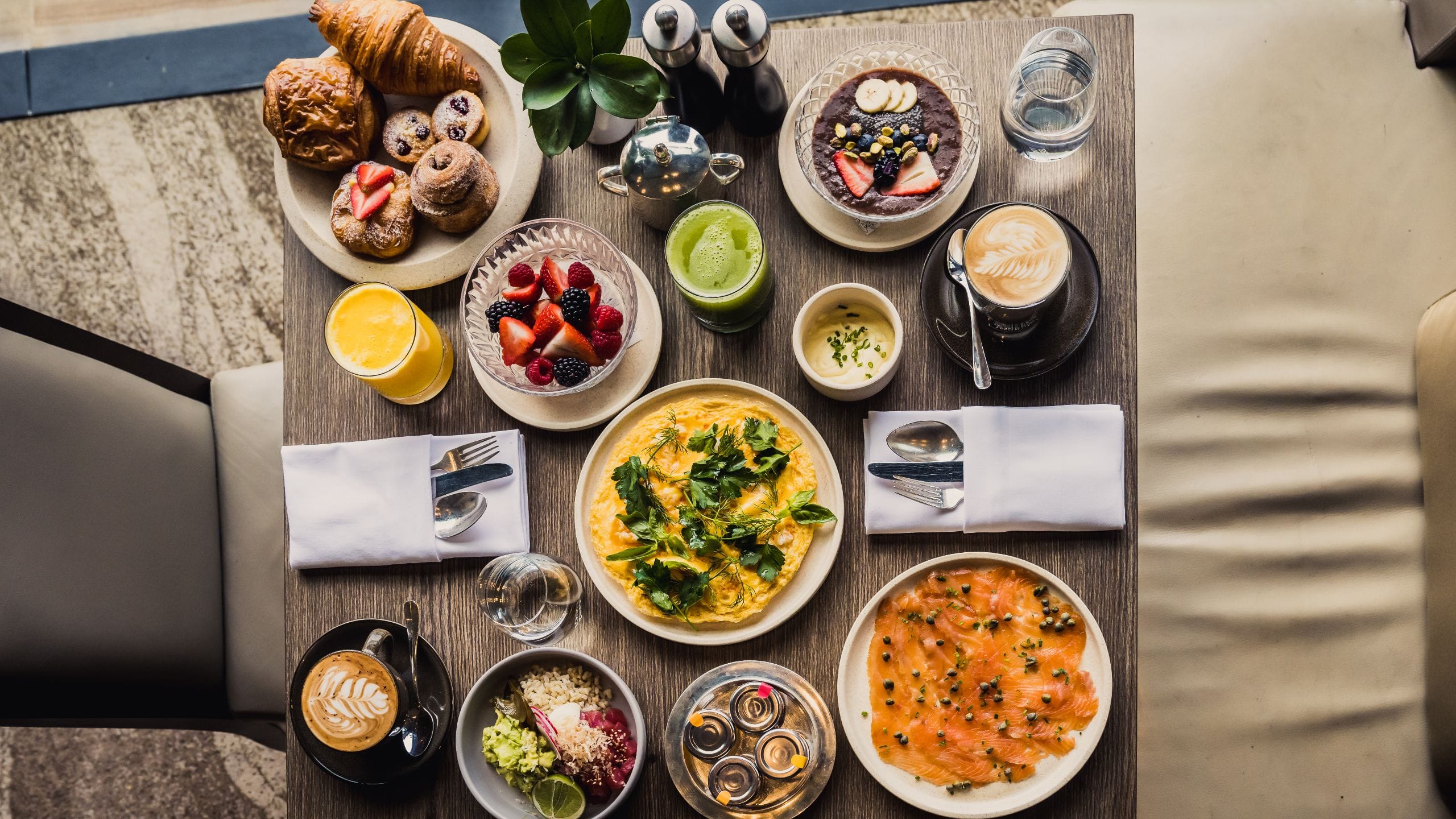 Park Hyatt Sydney Breakfast Table Spread