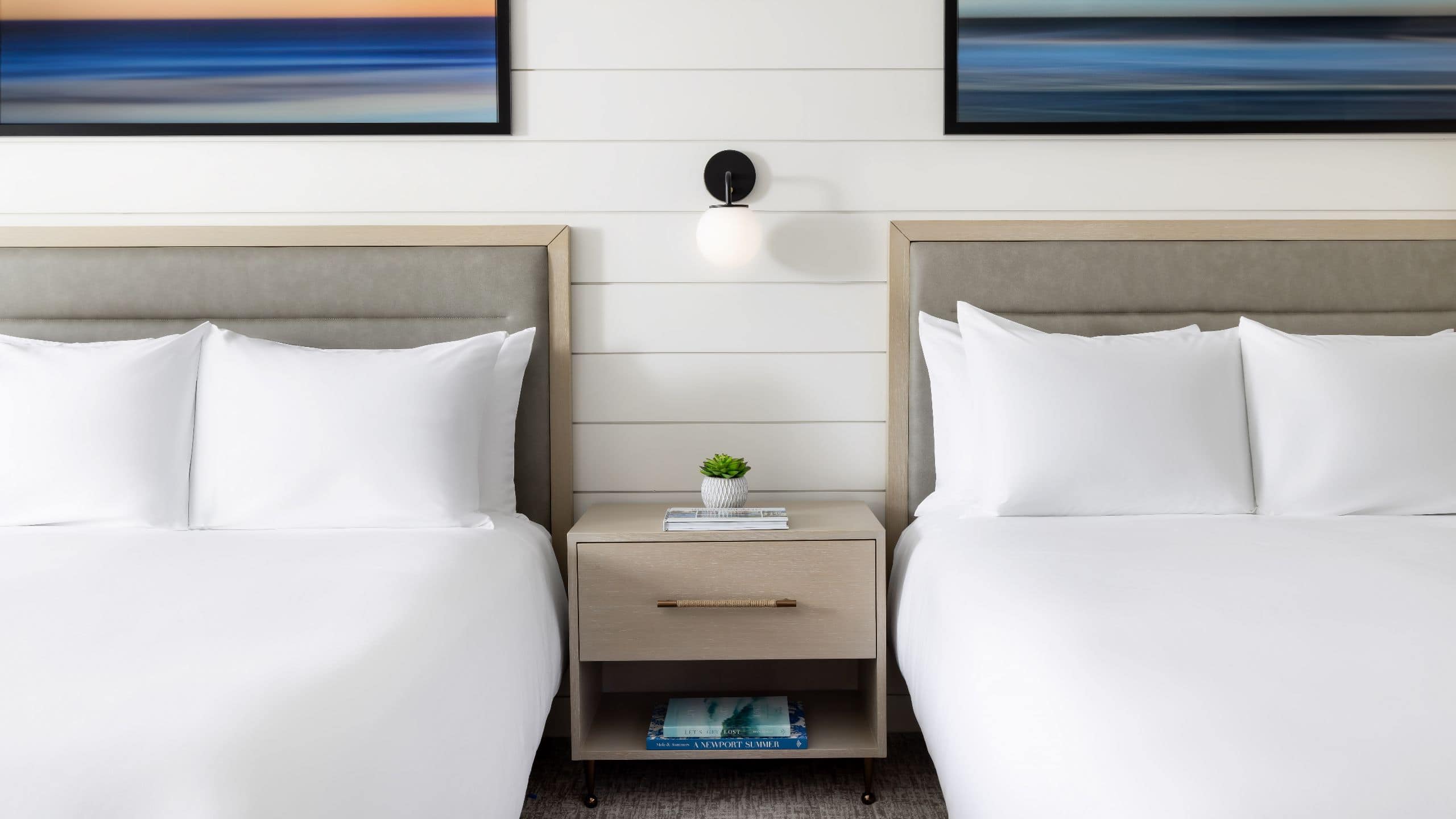 The Pell Two Queens Headboard