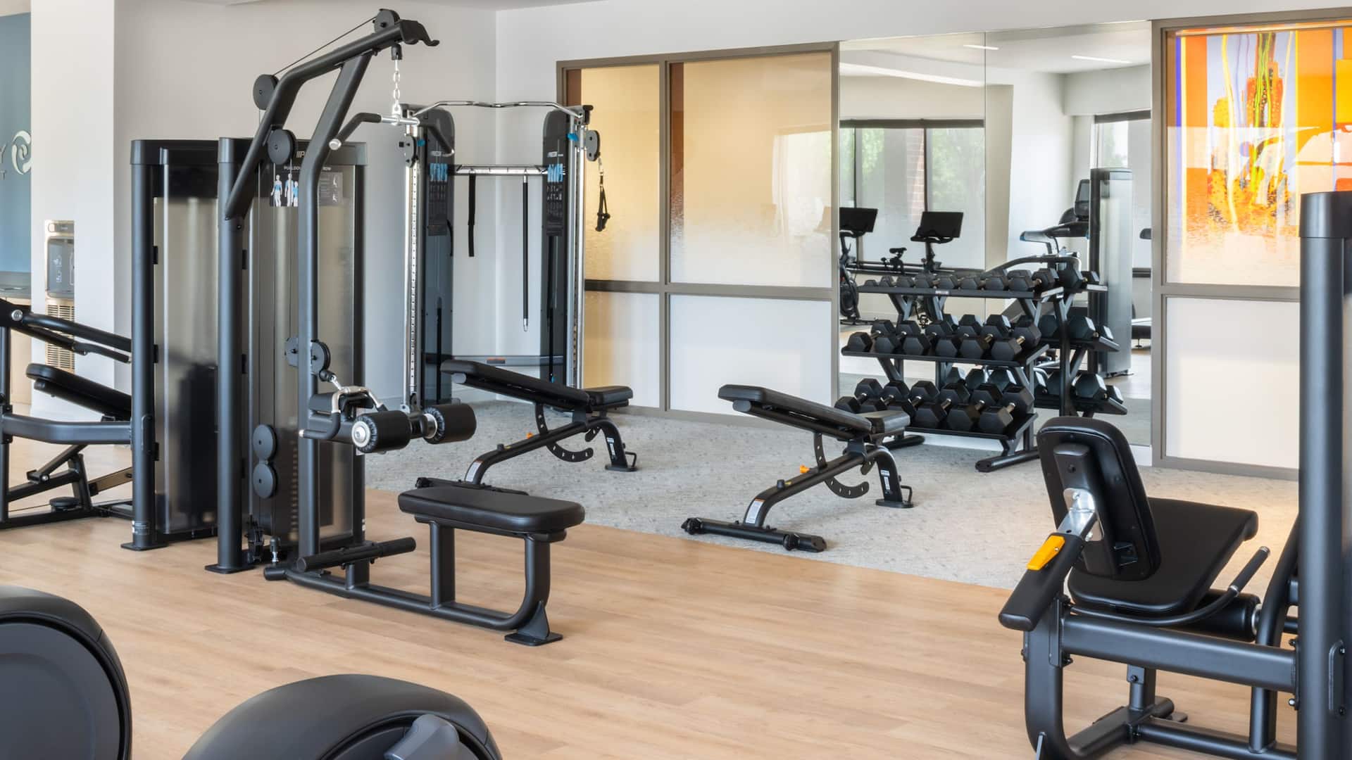 Hyatt Regency Coralville Hotel & Conference Center Fitness Center Weights