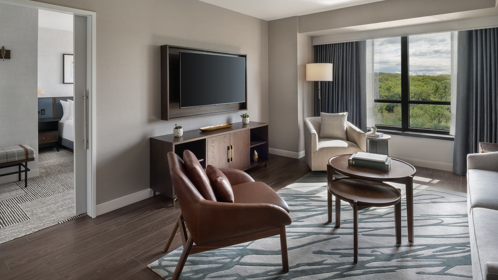Hyatt Regency Coralville Hotel & Conference Center Executive Suite Living Room