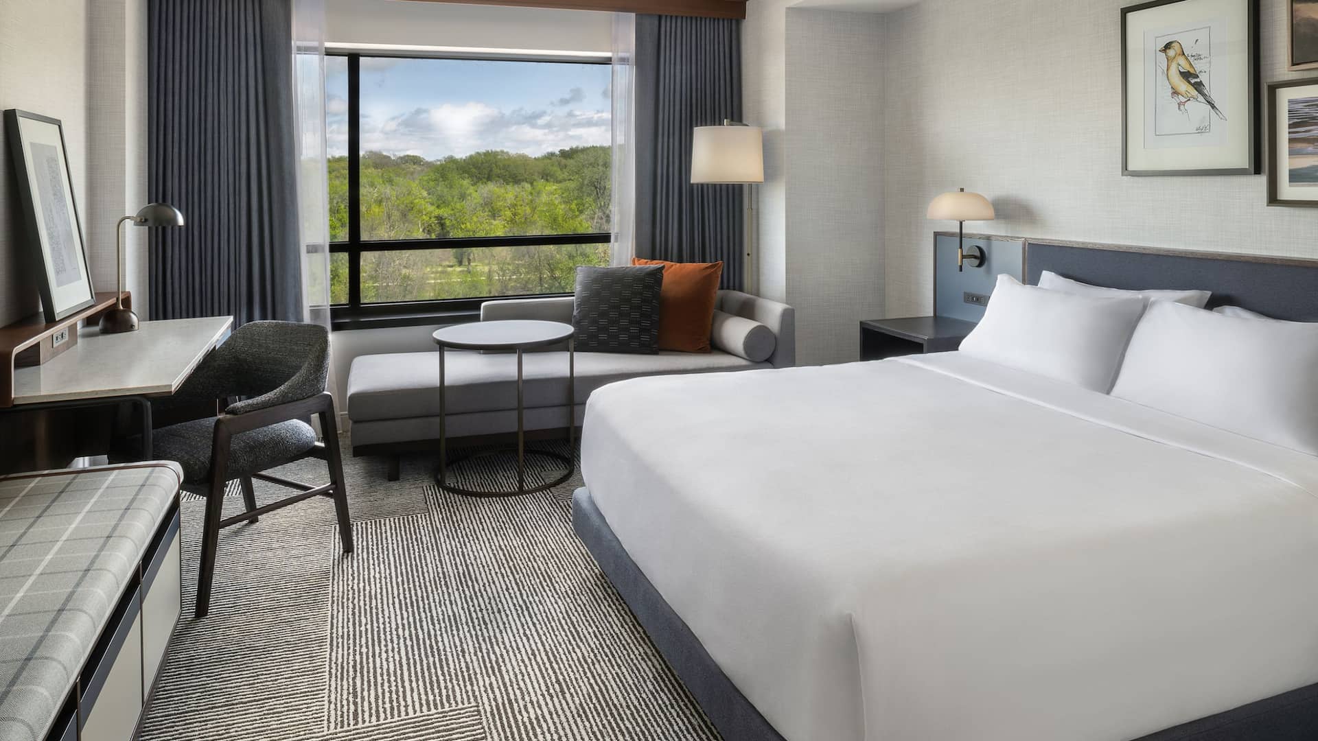 Hyatt Regency Coralville Hotel & Conference Center King River View Bed