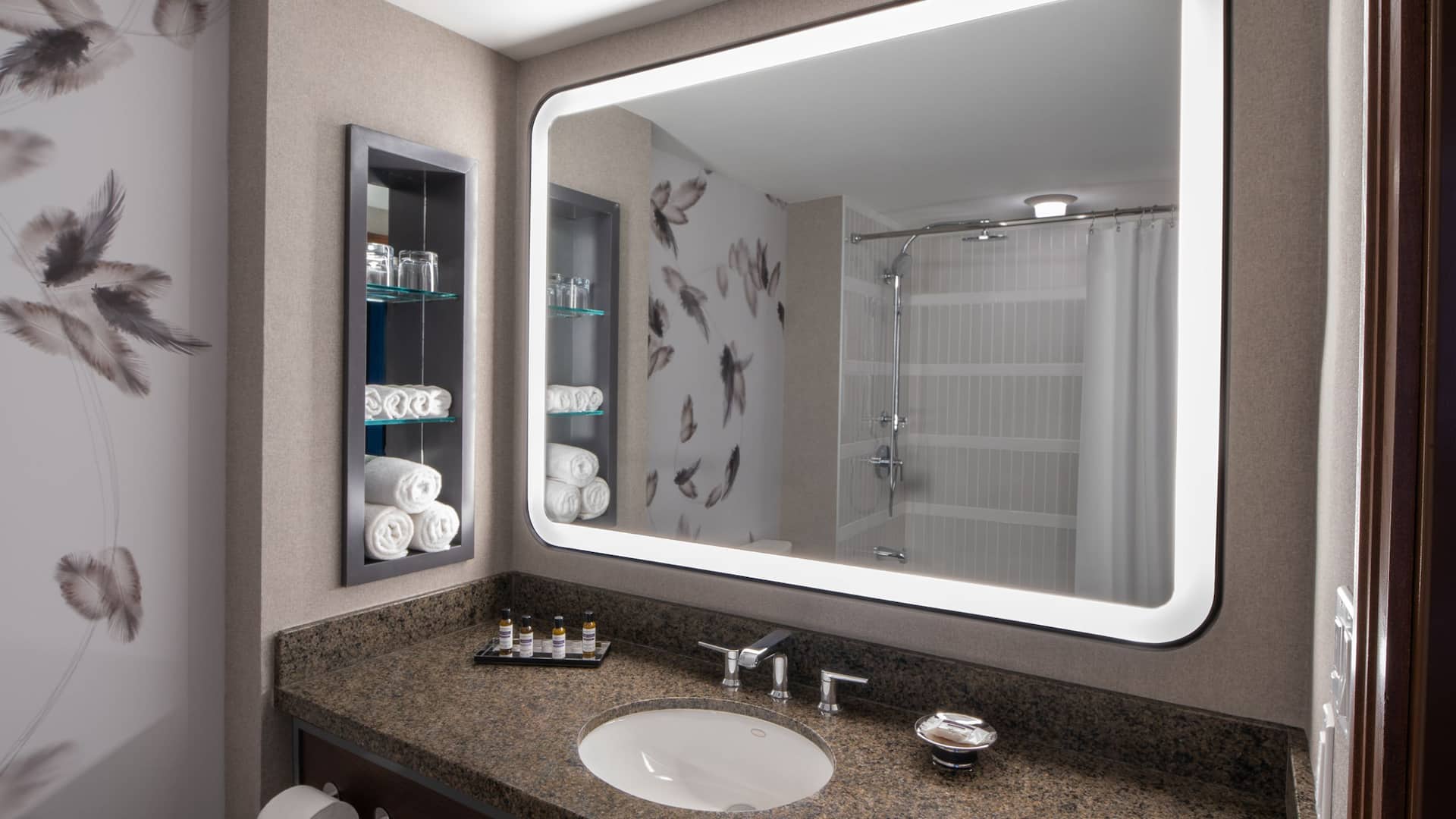 3 de 4 Hyatt Regency Coralville Hotel & Conference Center Two Queens River View Bathroom