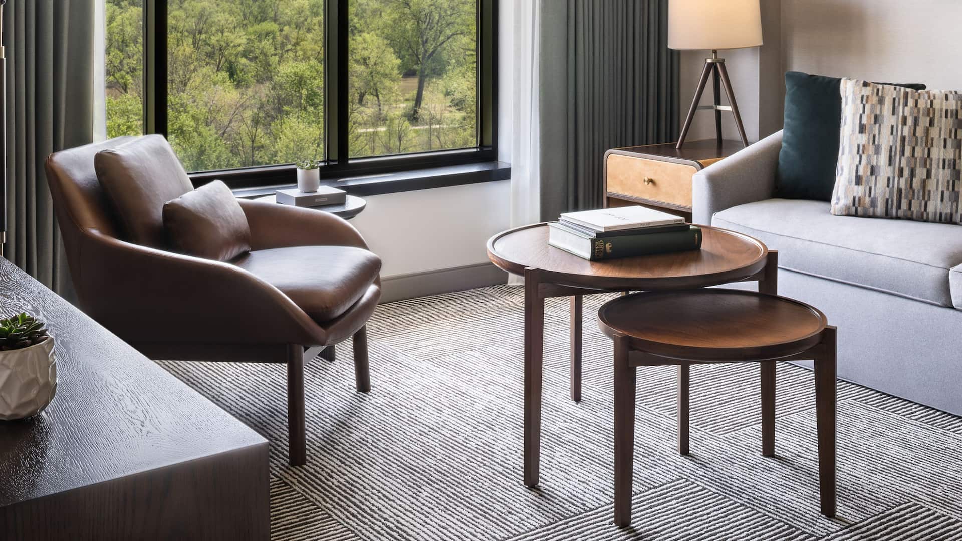Hyatt Regency Coralville Hotel & Conference Center One Bedroom Suite Chairs