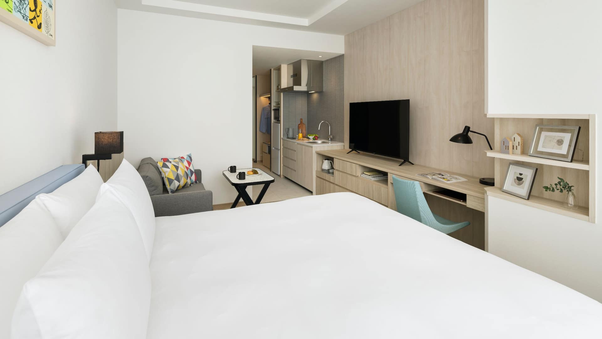 Hyatt House Tokyo Shibuya One King Bedroom Layout