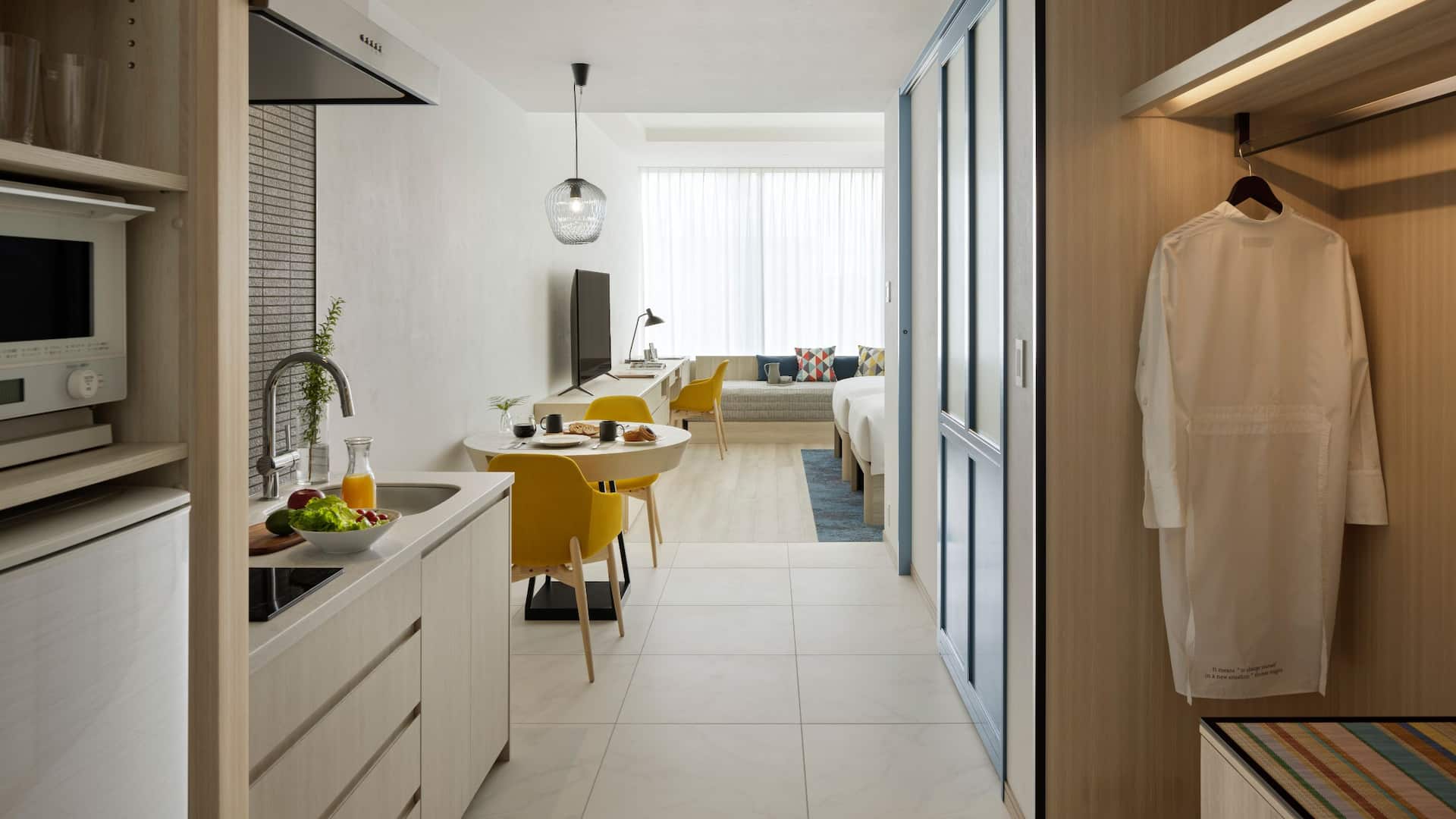 Hyatt House Tokyo Shibuya Two Twin Premium Kitchen