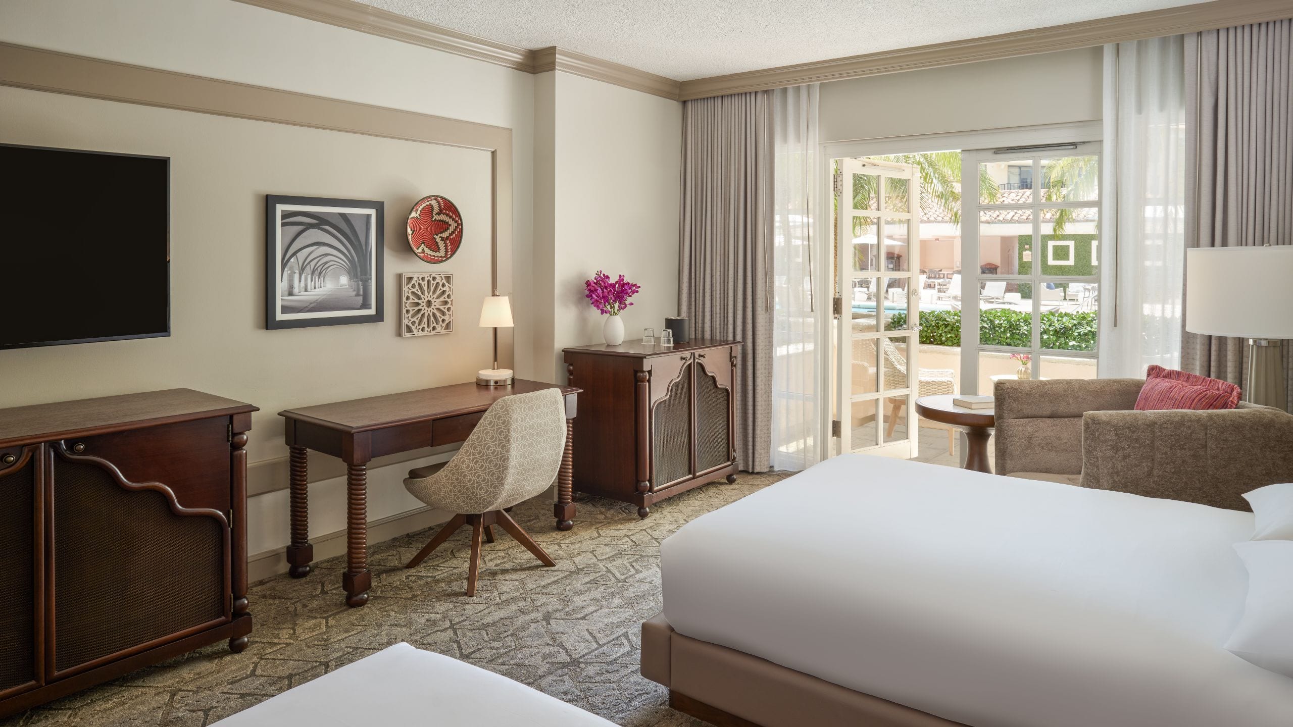Hyatt Regency Coral Gables Double Room Balcony Desk