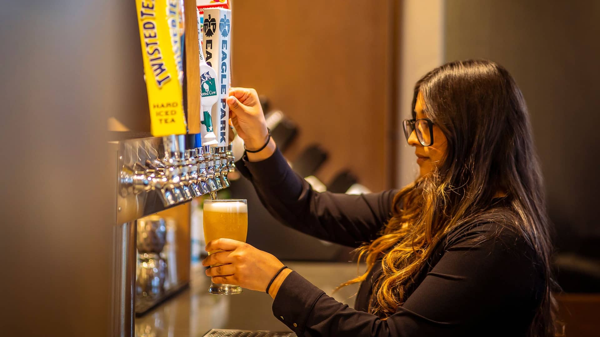Hyatt Place Milwaukee Downtown Bartender Beer Taps