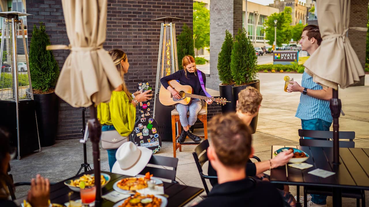 Block One Lounge Live Music Patio Dining