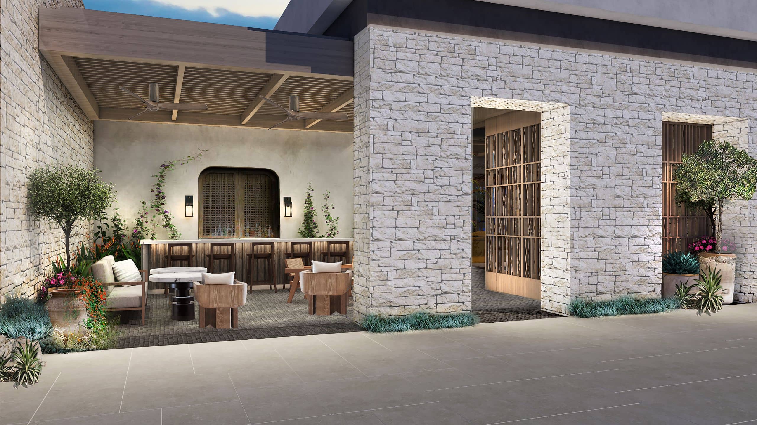 Park Hyatt Los Cabos at Cabo Del Sol Specialty Courtyard