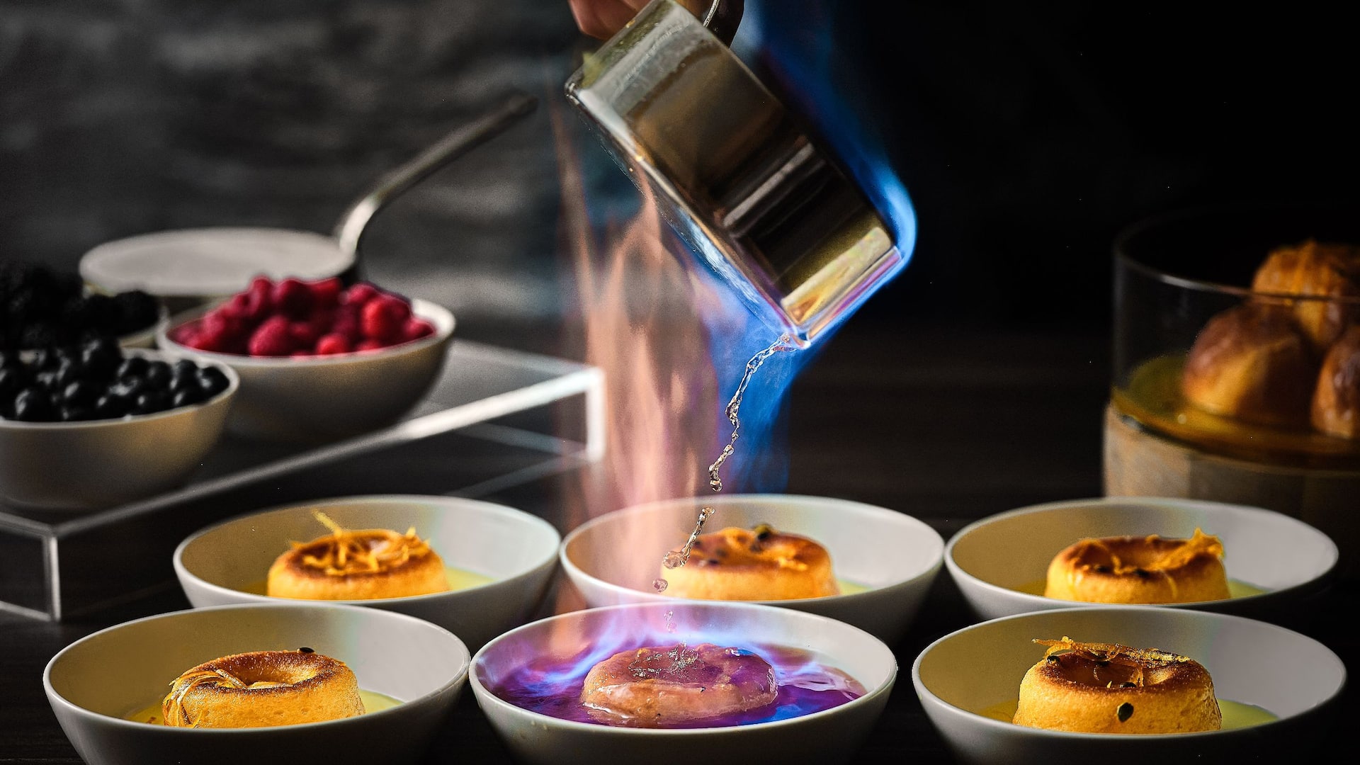 3 of 3 Global Rum Baba Detail Action Station