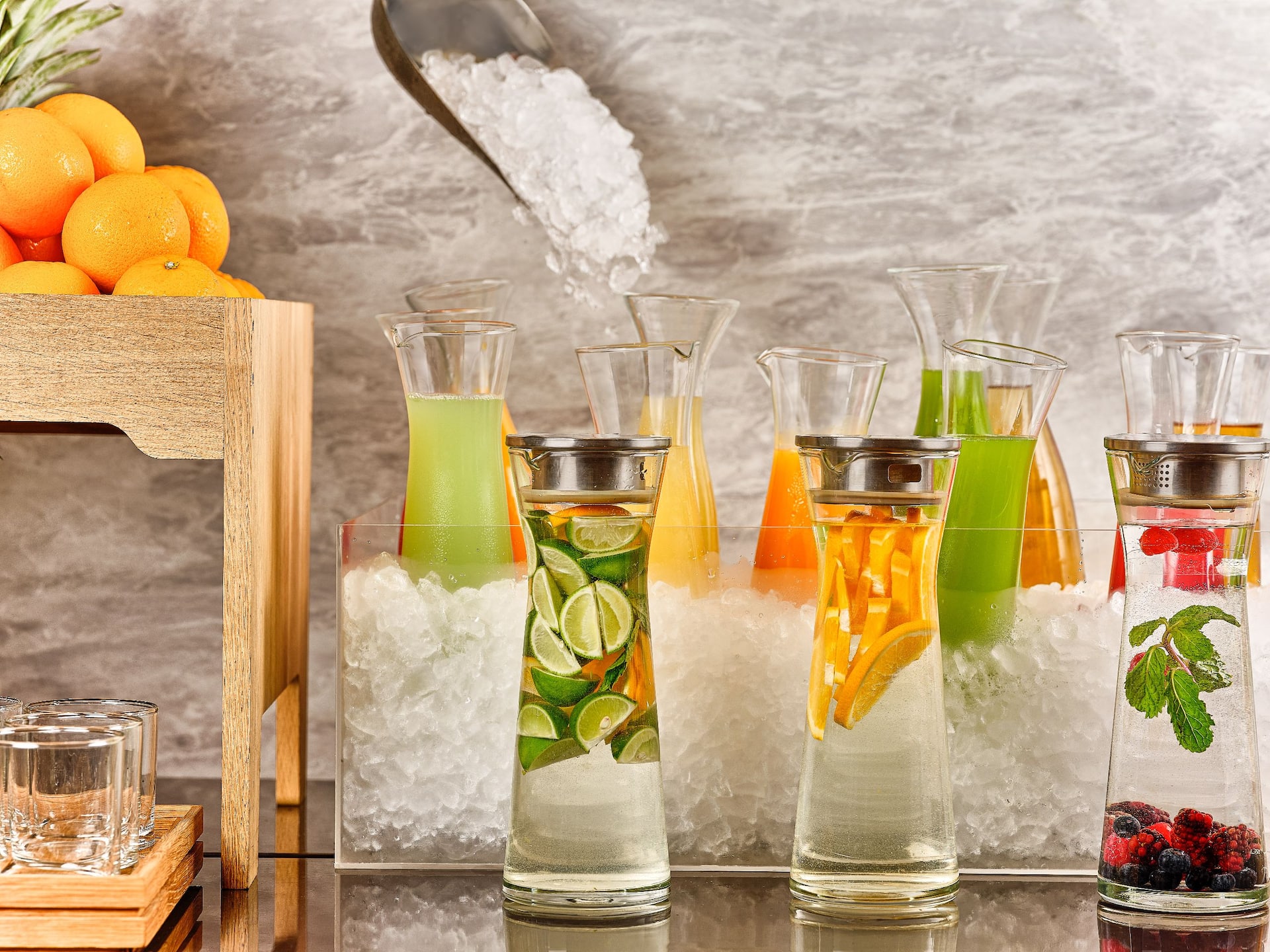 Global Infused Water Station Action