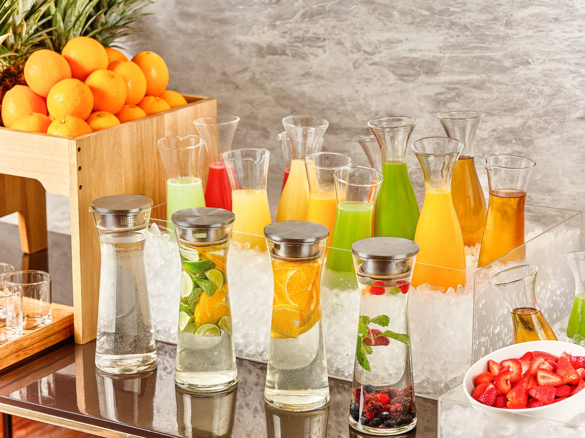 Global Infused Water Station Action