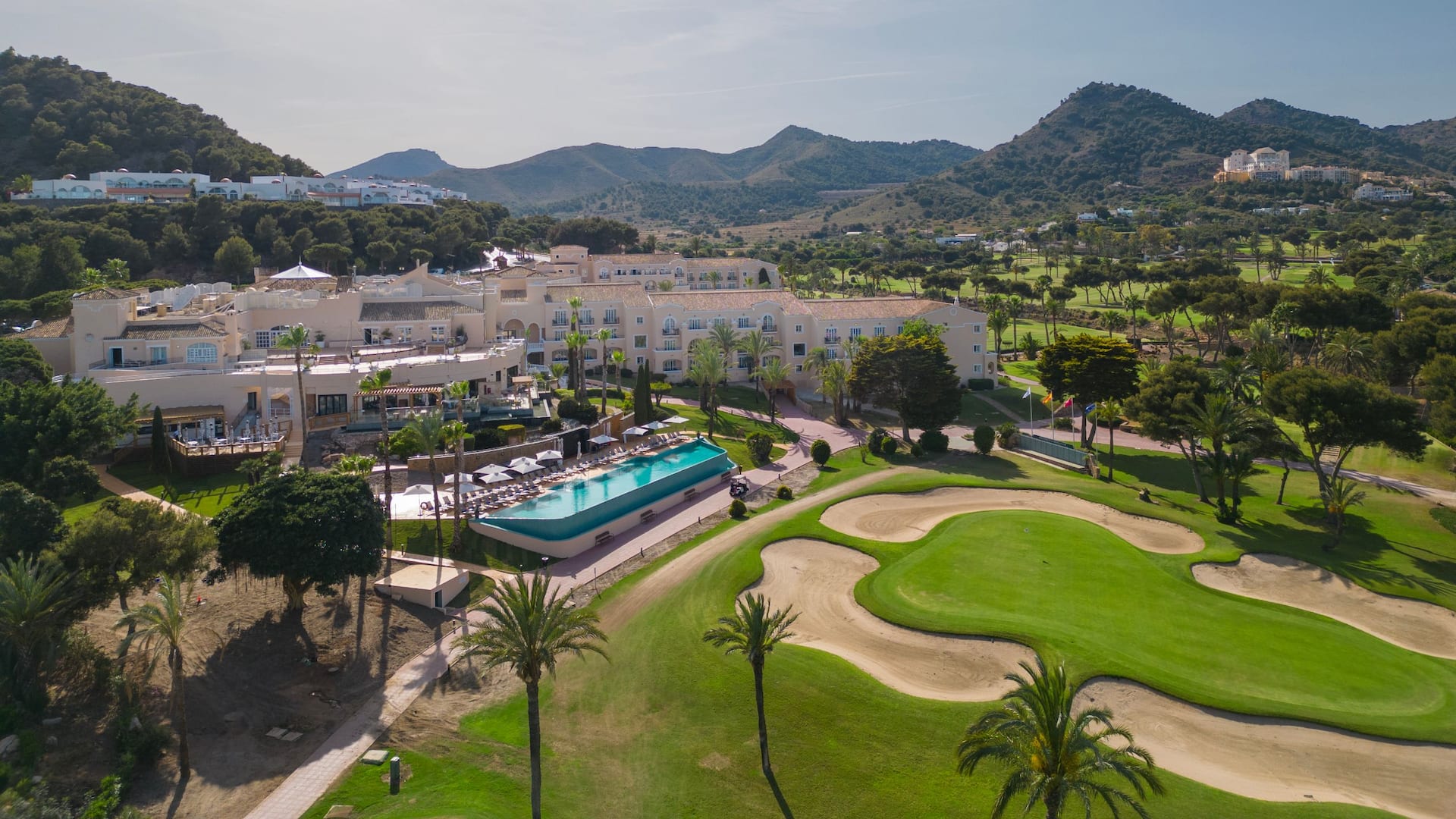 Grand Hyatt La Manga Club Golf & Spa Aerial Golf Course View