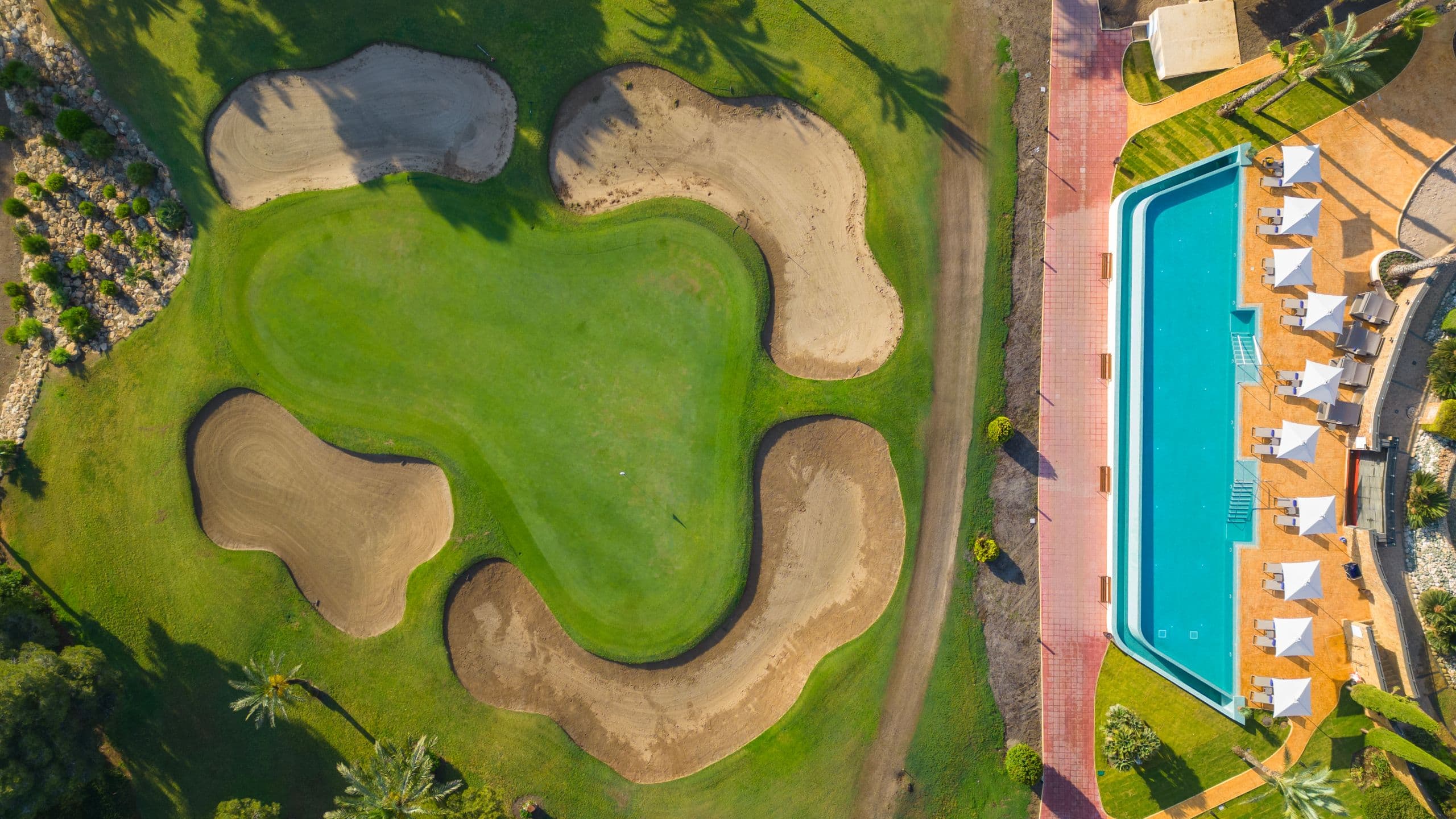 Grand Hyatt La Manga Club Golf & Spa Aerial Golf Course