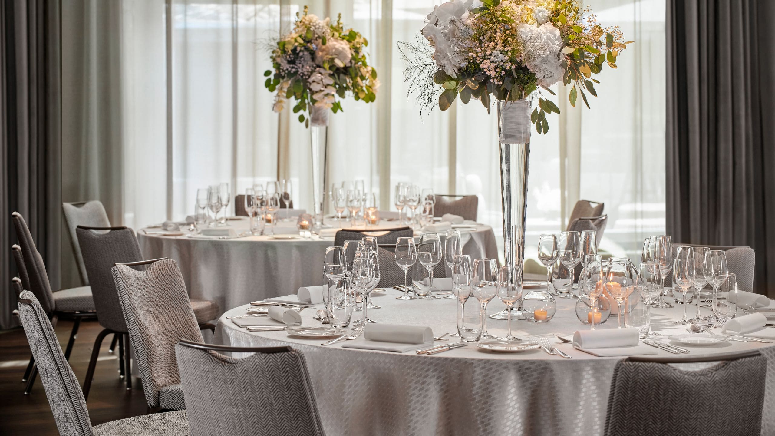 7 of 7 Park Hyatt Zurich Park Hyatt Zurich Ballroom Table Detail Flower Dayshot