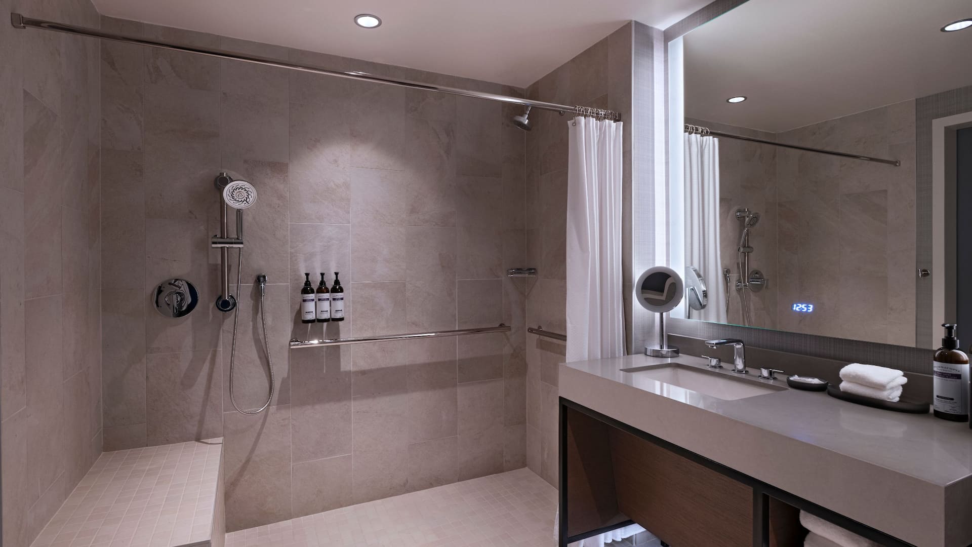 3 of 3 Hyatt Regency Baytown – Houston Ada Bathroom Roll In Shower