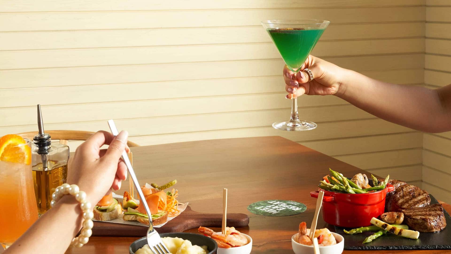 Hyatt Regency Cairo West Park Food Hall Cocktails