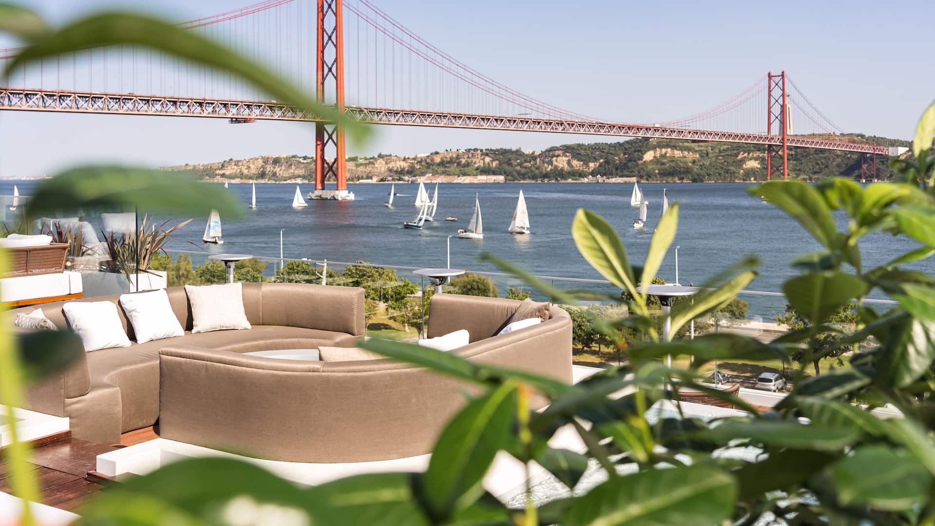 Hyatt Regency Lisbon Icon Rooftop Bar Bridge