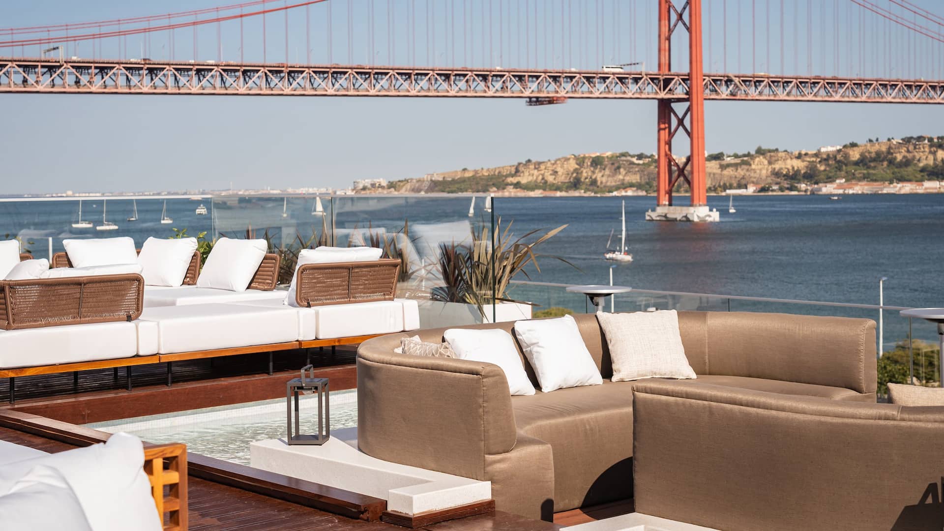 Hyatt Regency Lisbon Icon Rooftop Bar Seating