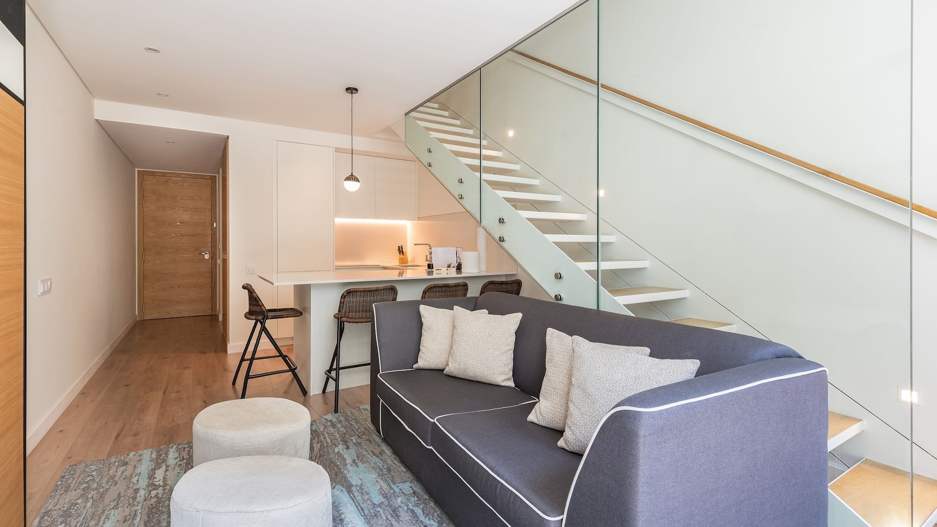Hyatt Regency Lisbon Courtyard Two Bedroom Duplex Suite Living Room