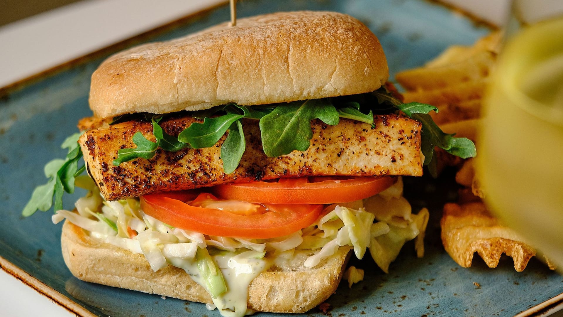 Hyatt Regency Jacksonville Riverfront Fish Sandwich And Fries Close