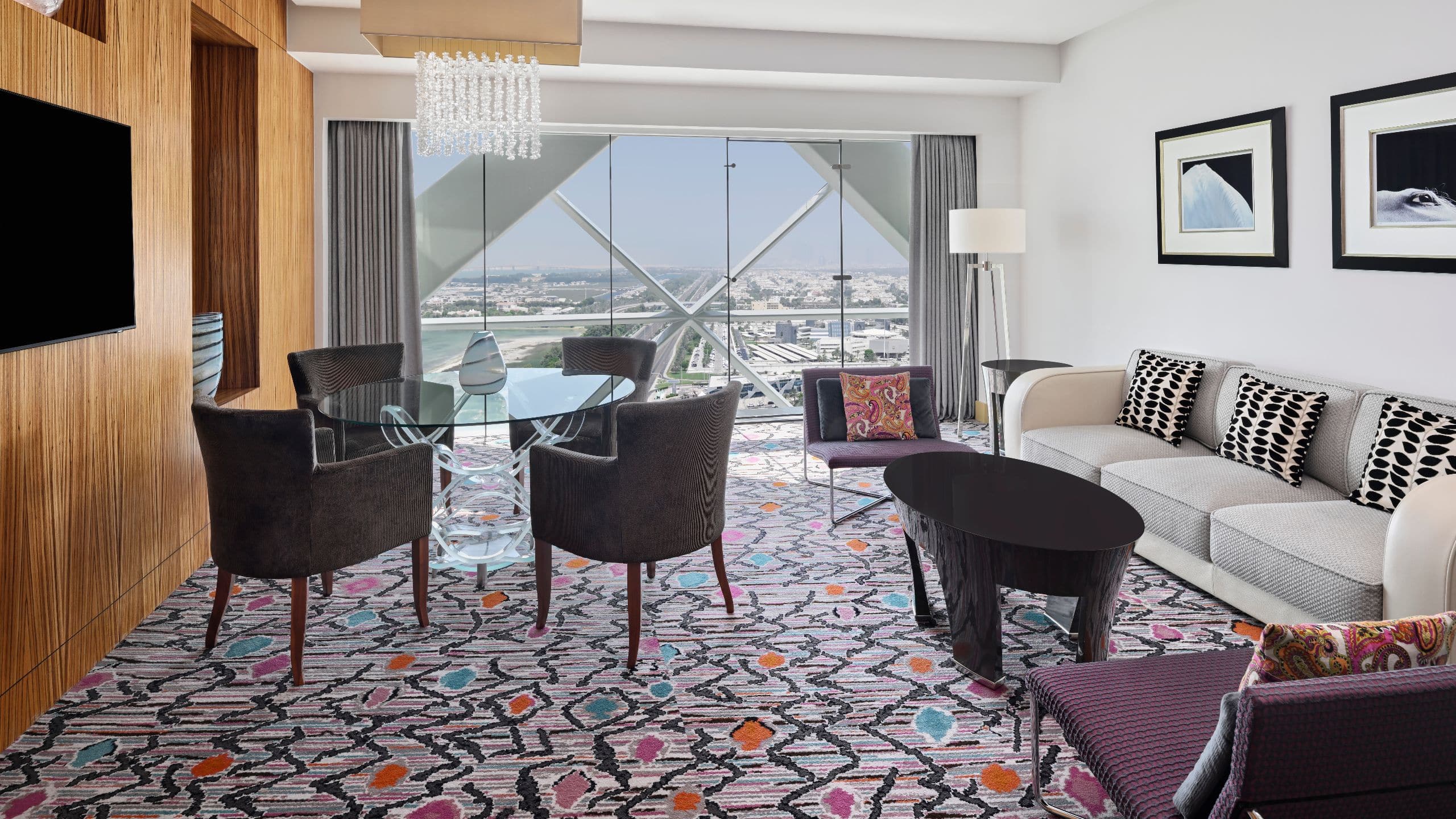 Andaz Capital Gate, Abu Dhabi Andaz Suite Living Lounge