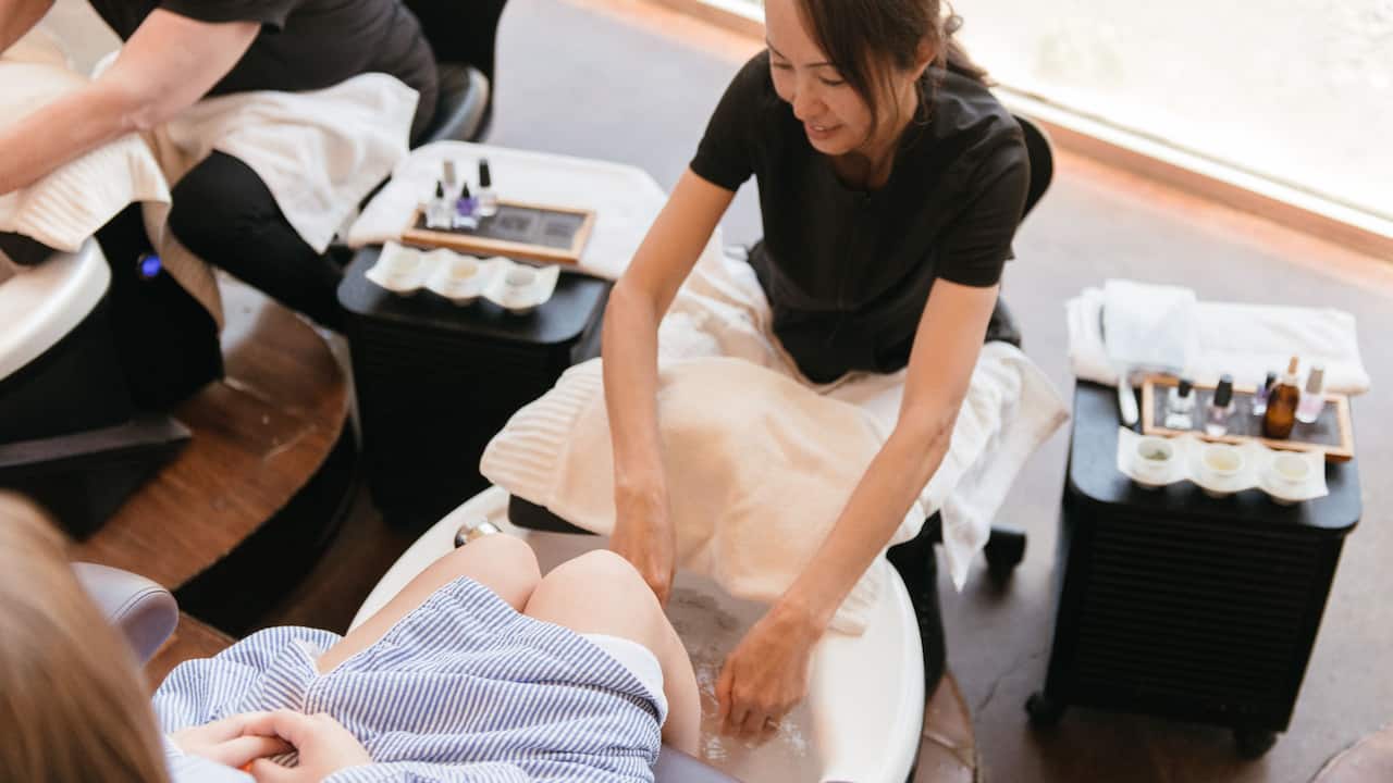 Spa Salon Pedicure Treatment
