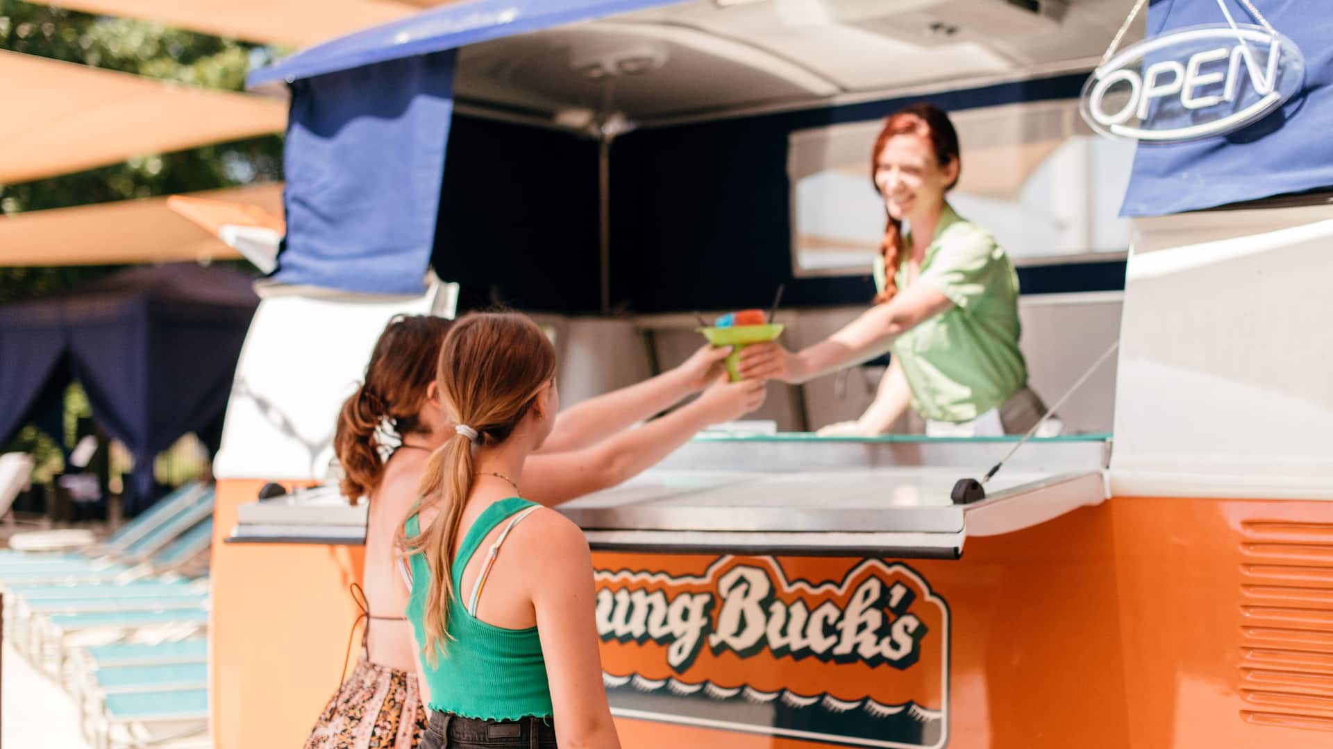 Hyatt Regency Lost Pines Resort and Spa Young Bucks Snow Cone Serving
