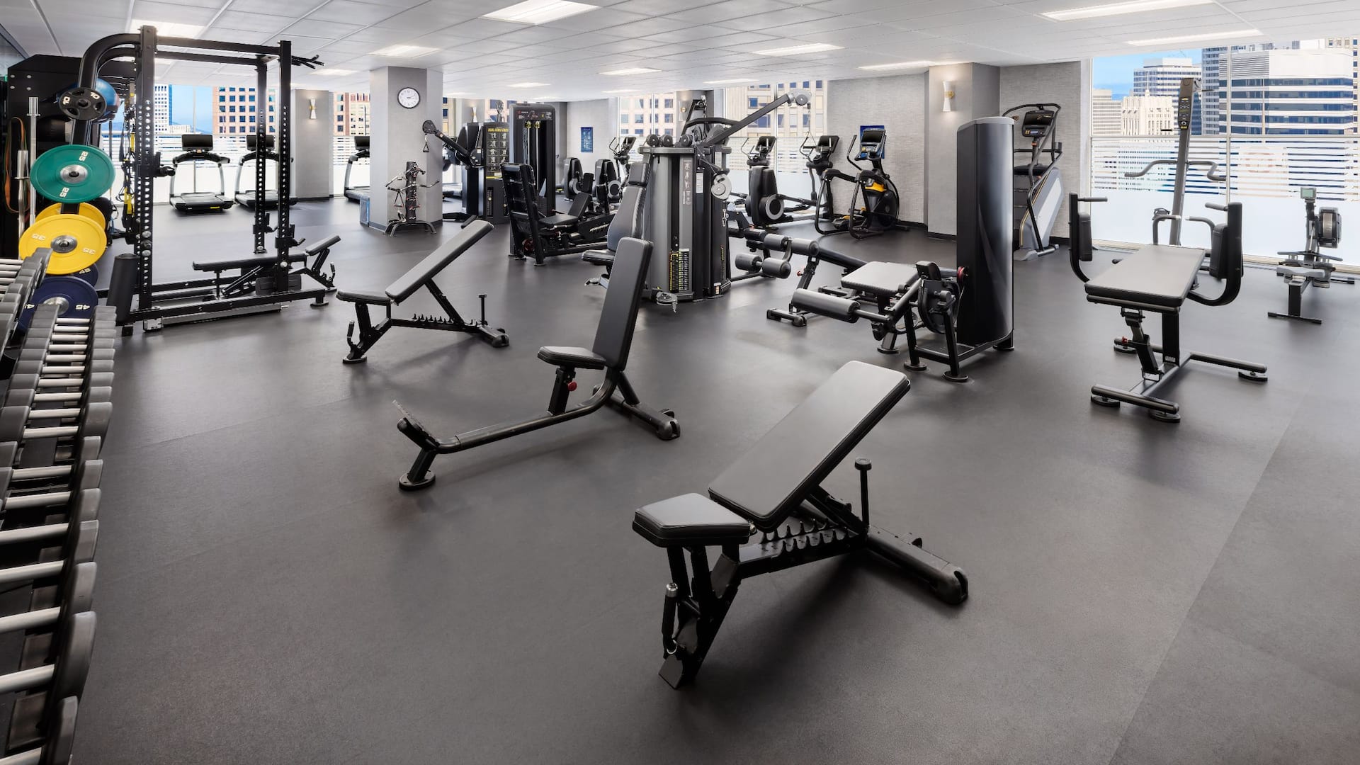 Hyatt Regency San Francisco Downtown SOMA Fitness Center Weights
