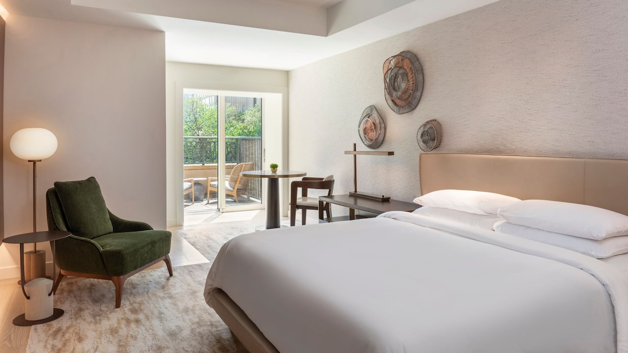 One King Bed Water Tower Terrace Room