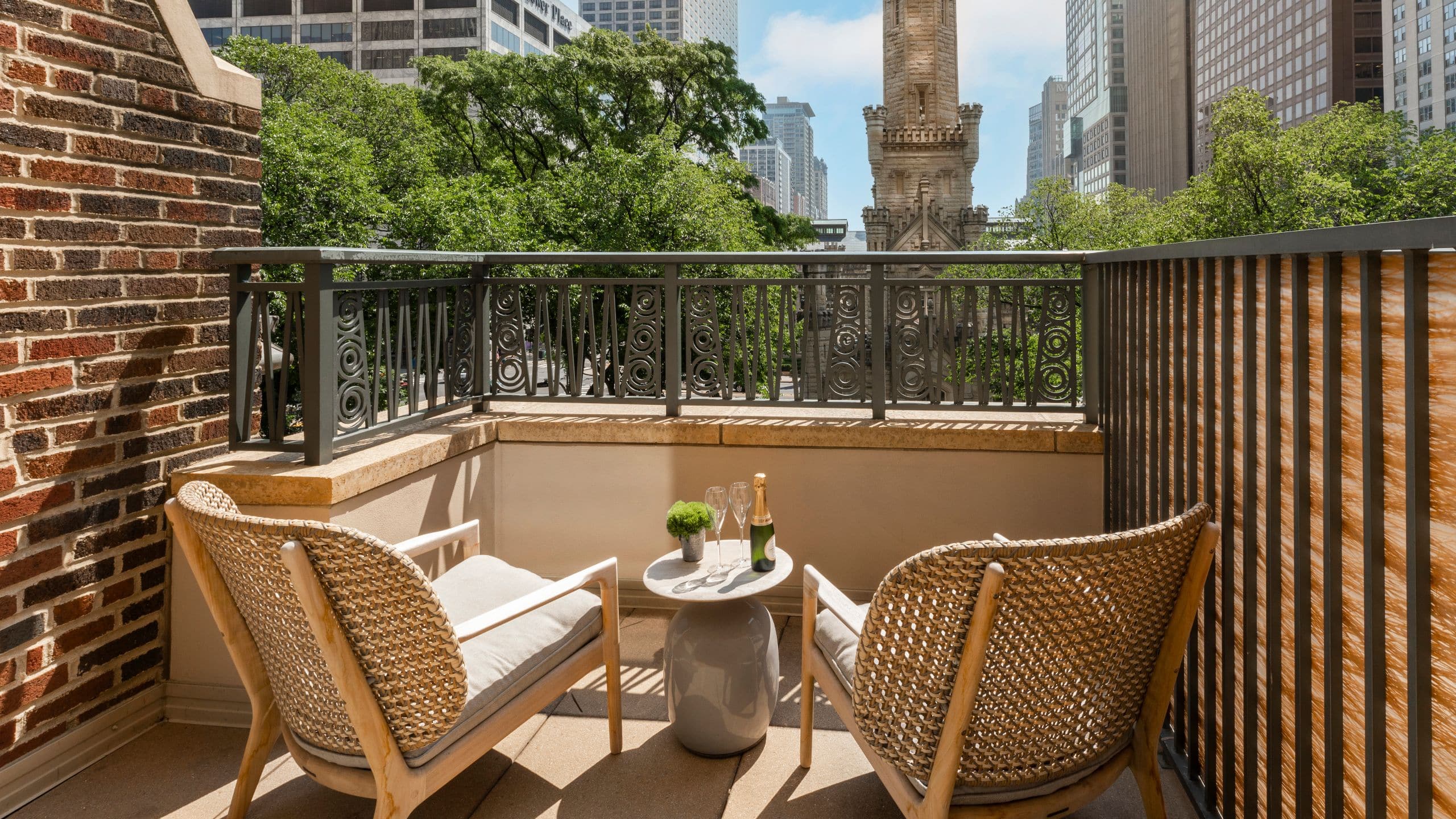 Park Hyatt Chicago One King Bed Water Tower View Terrace