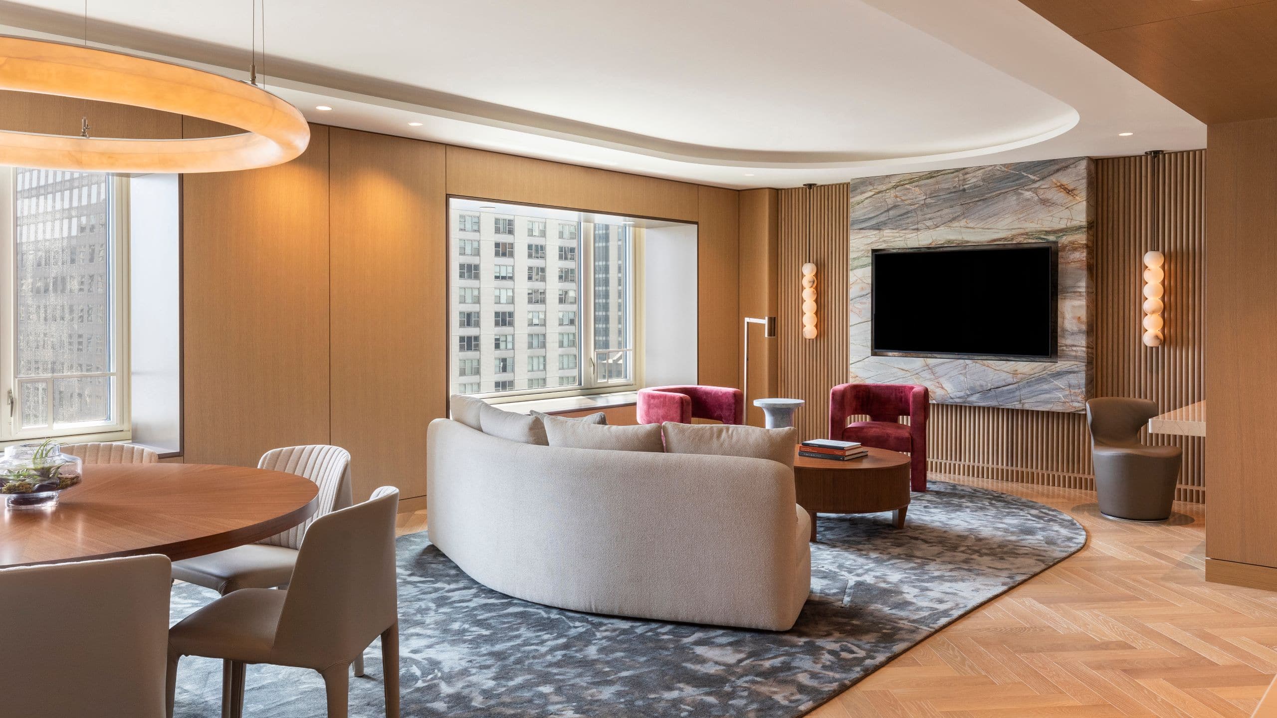Park Hyatt Chicago Dusable Living Room View