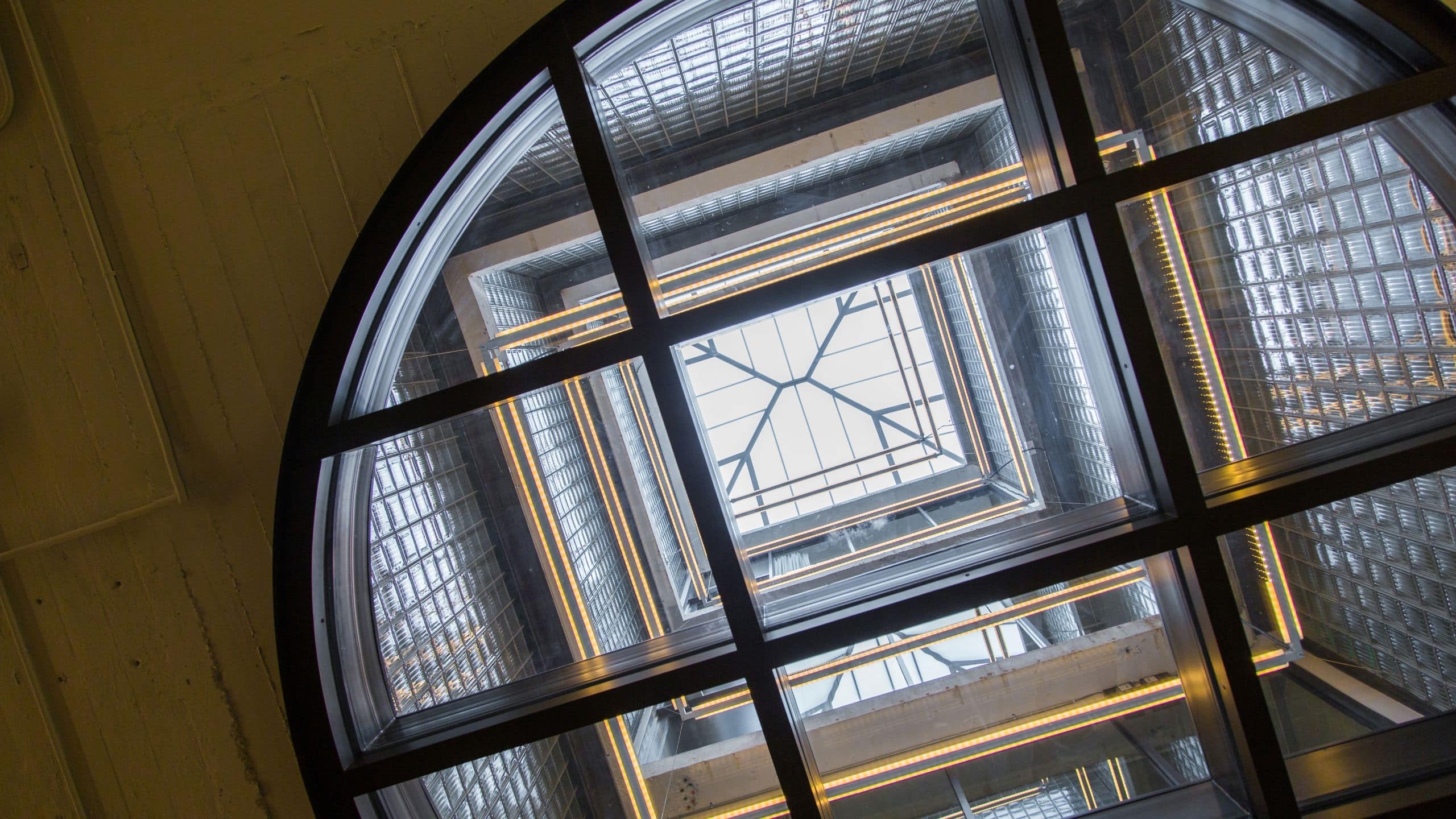 Fordson Hotel Lightwell Up View